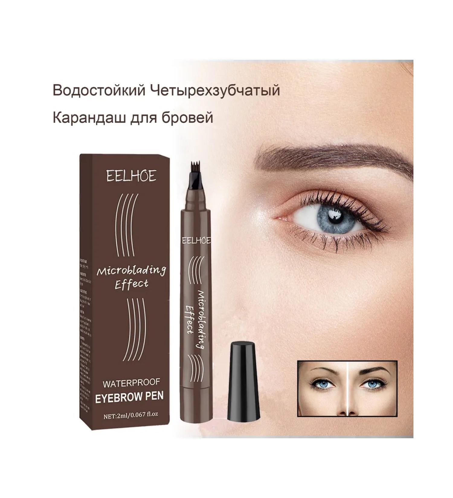 Eelhoe waterproof four -toothed eyebrow pencil - Buy Online on GoSupps.com