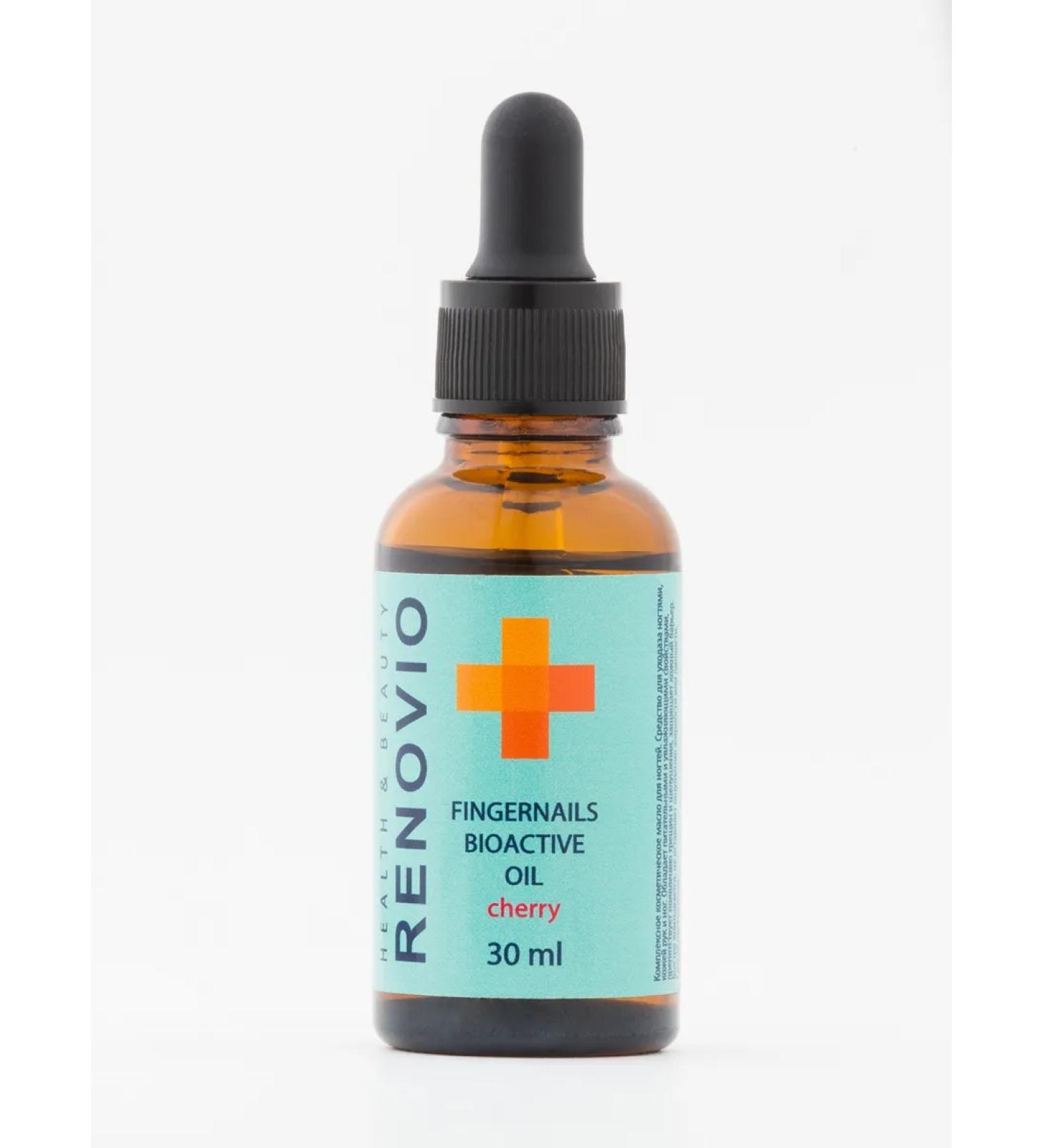 RENOVIO Nail oil Fingernails Bioactive Oil Cherry 30 ml - Buy Online on GoSupps.com
