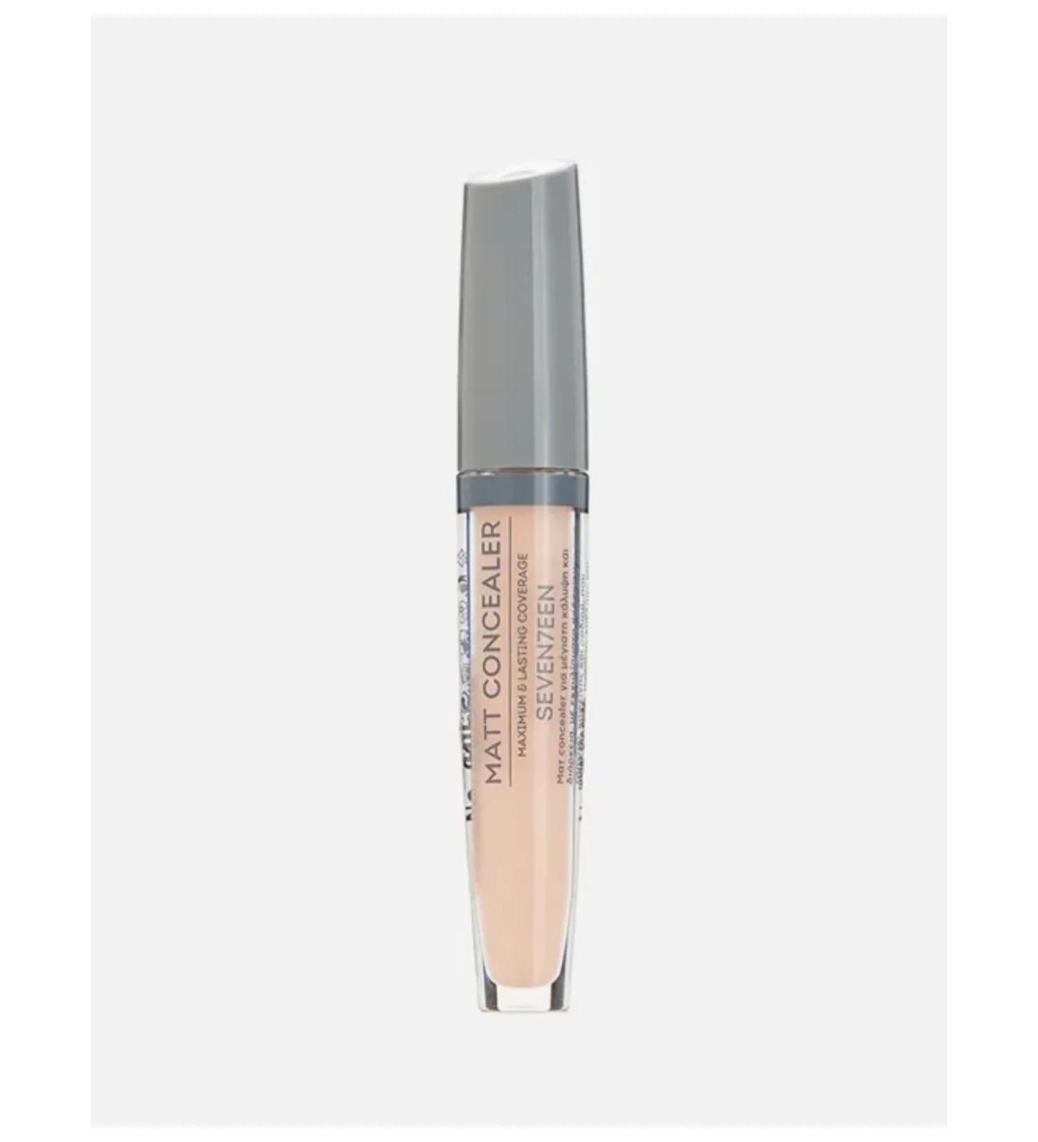 Seventeen SEVEN7EEN Matte Liquid Concealer Extra Coverage 01 Beige - Buy Online on GoSupps.com