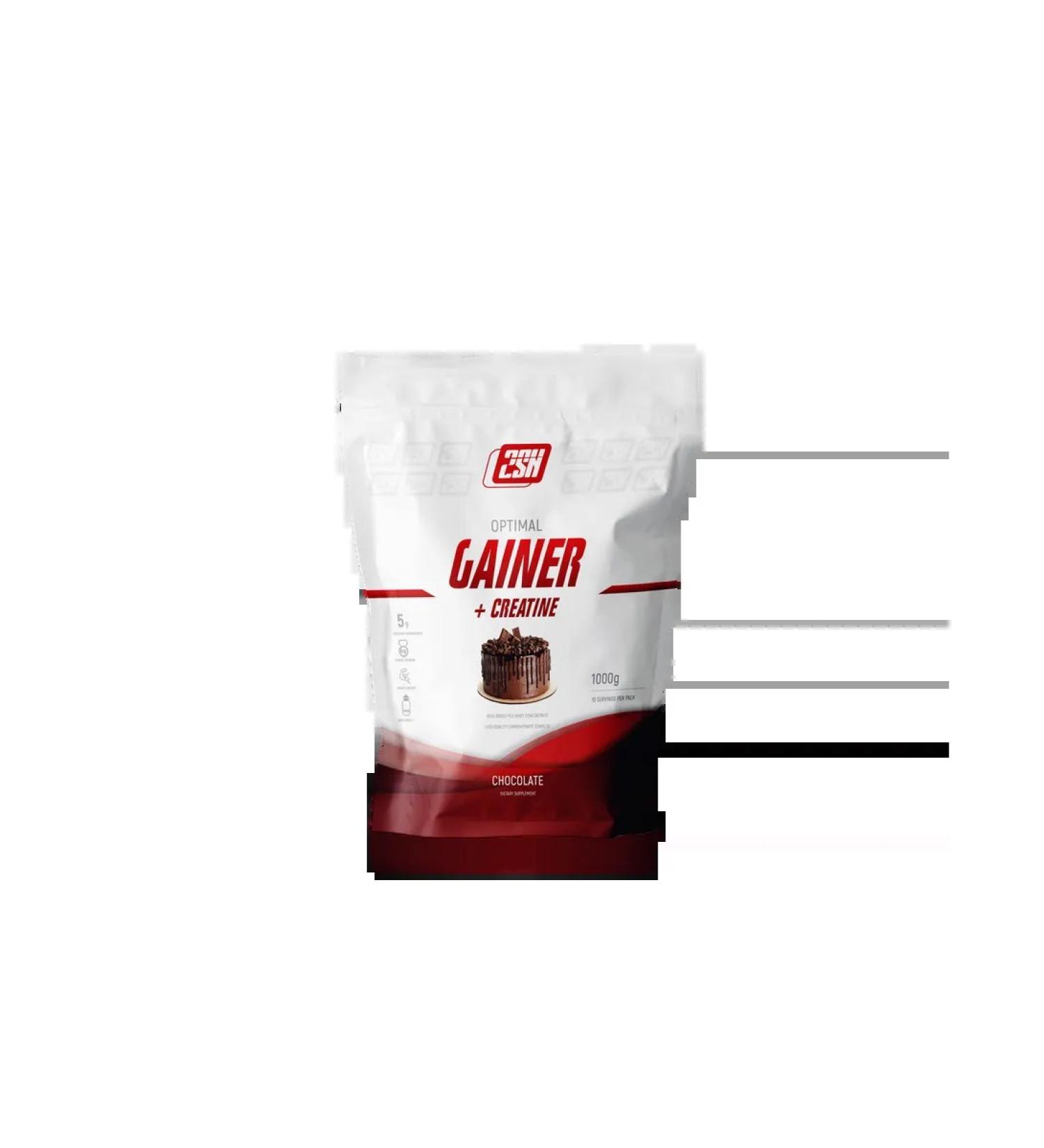 2SN Gainer Plus creatine Optimal Gainer 1000 grams of chocolate