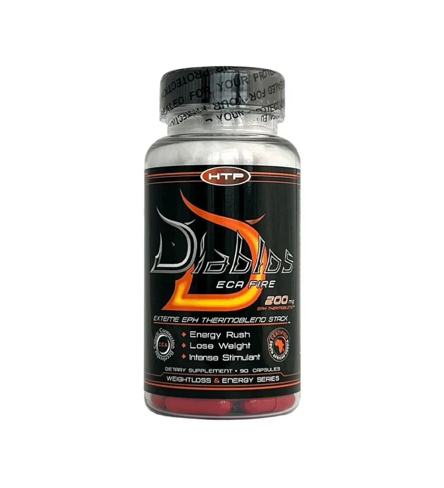 Hi-Tech Pharmaceuticals Diablos Eca Fire 90 kap - Buy Online on GoSupps.com
