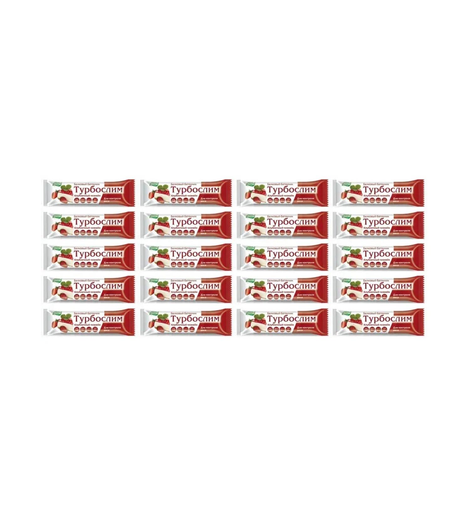 Evalar Turboslym Batonchik (strawberry cheesecake) 50g x 20 pcs