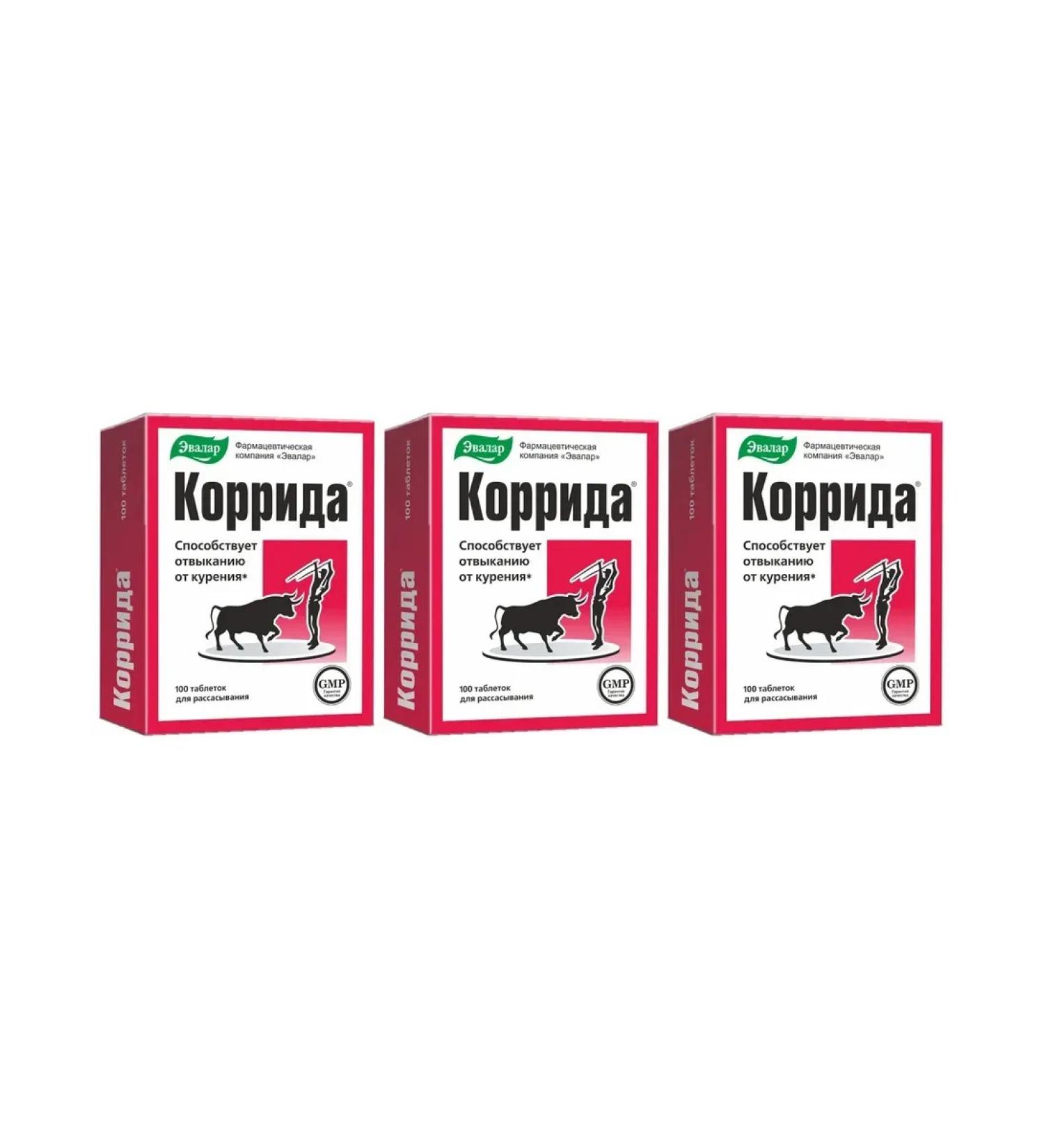 Evalar Corrida 100 tab for resorption (0.53g) x 3 un