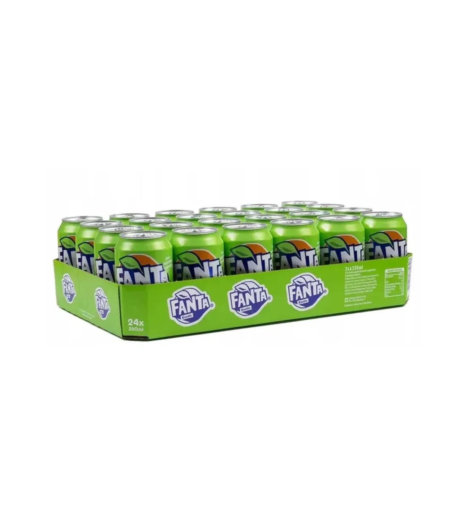 Fanta Germany The carbonated drink Fanta Exotic 24 pcs x 330 ml Germany