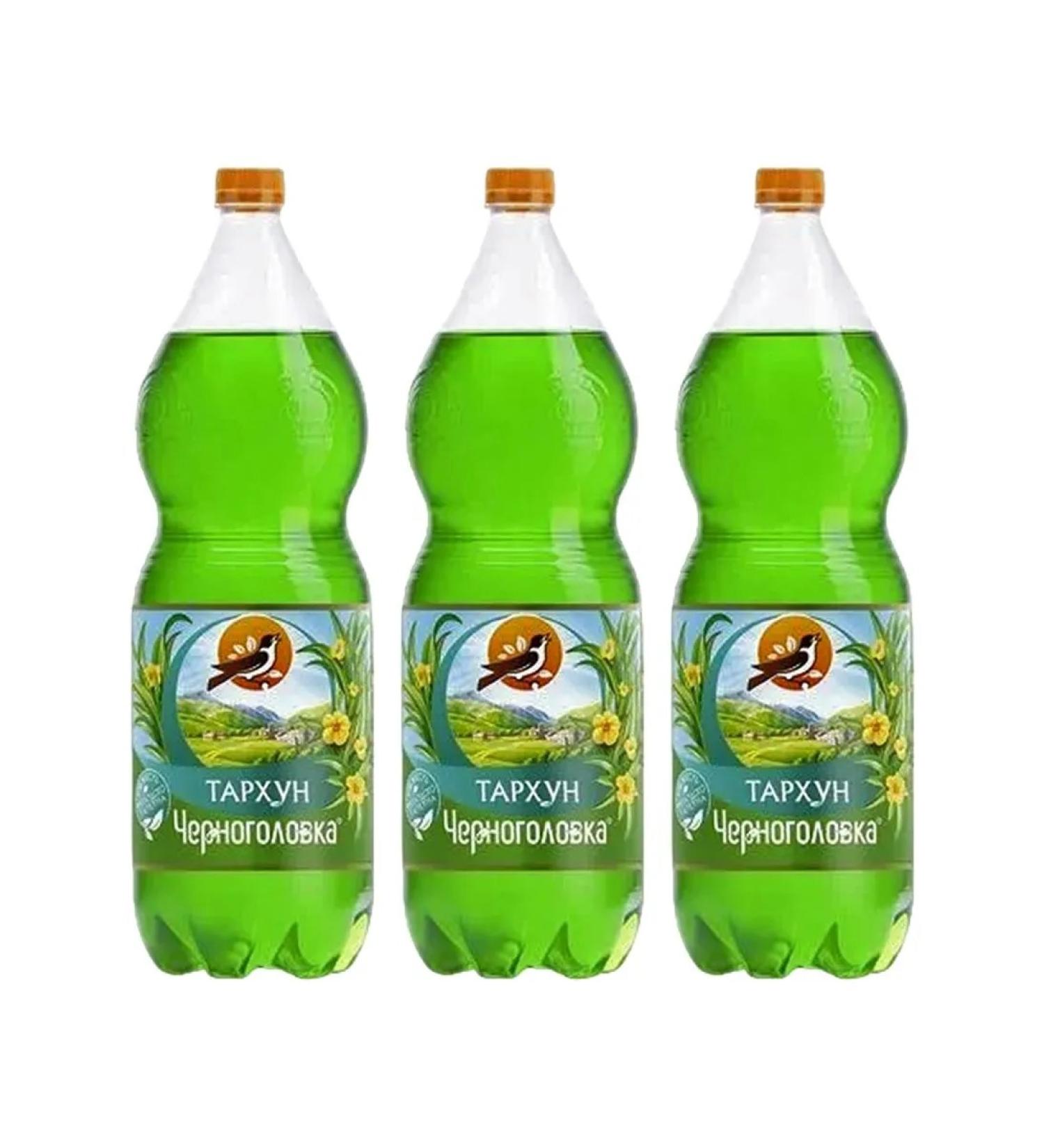Chernogolovka Tarhun lemonade 3 pcs 2 liters - Buy Online on GoSupps.com