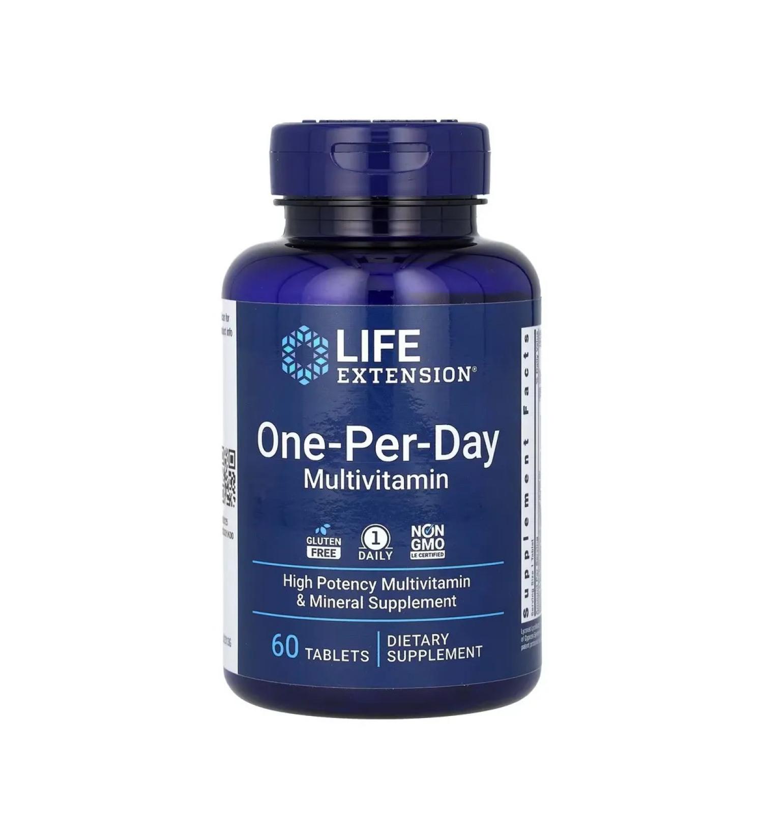 Life Extensions Multivitamins One-Per-Day Multivitamin 60 tablets - Buy Online on GoSupps.com