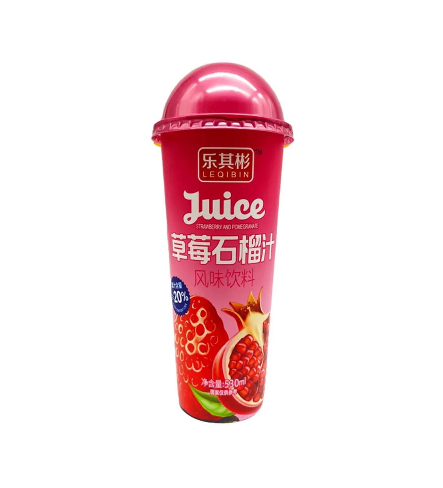 Red Dragon St Petersburg LEQIBIN SOC-containing drink strawberry granate 530 ml