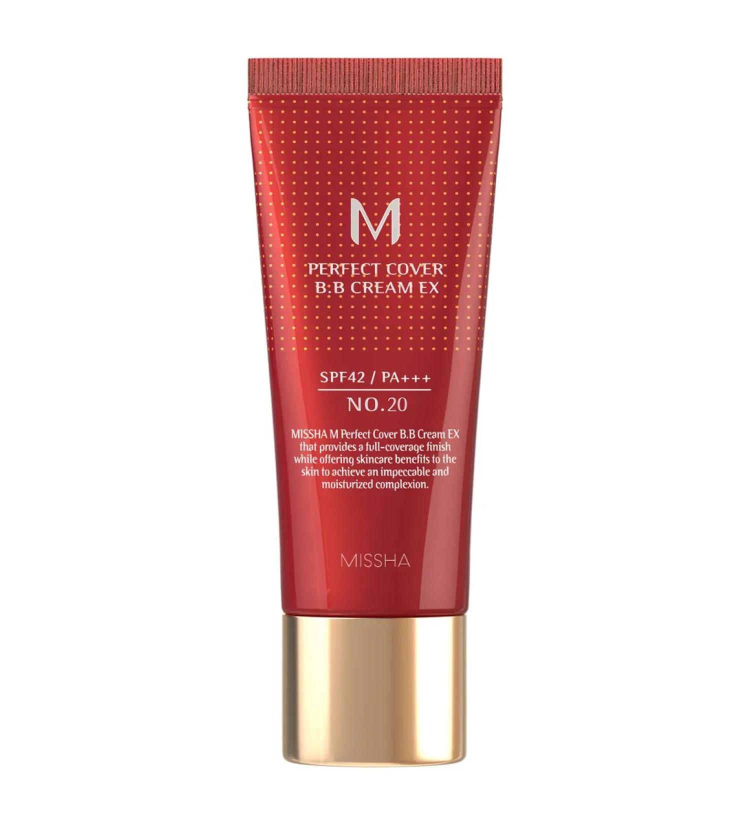 MISSHA Perfect Cover Ex BB Foundation SPF 42 Travel Size Shade 20 - Buy Online on GoSupps.com