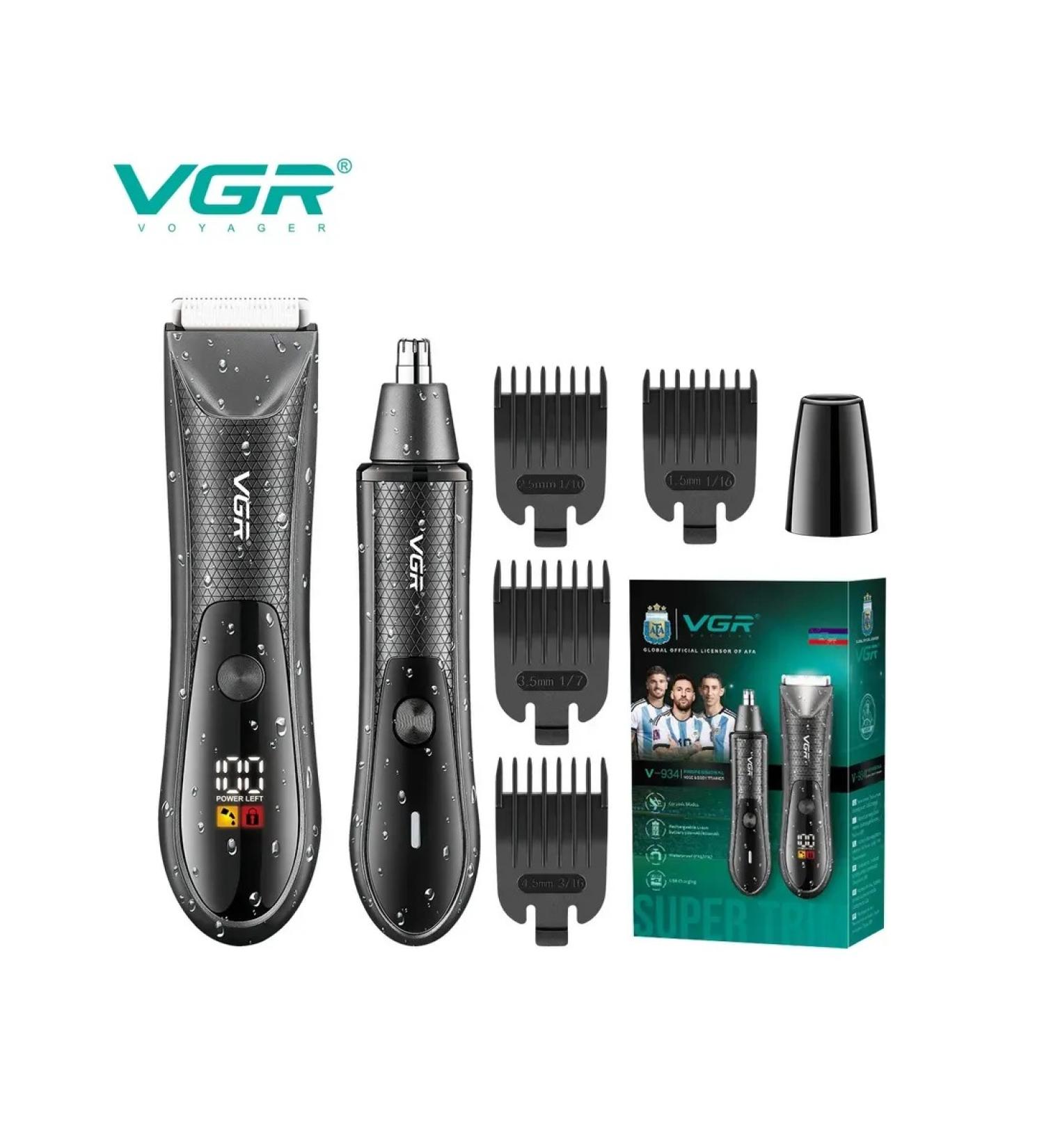 VGR Set for haircuts V-934 (machine+trimmer for the nose) - Buy Online on GoSupps.com