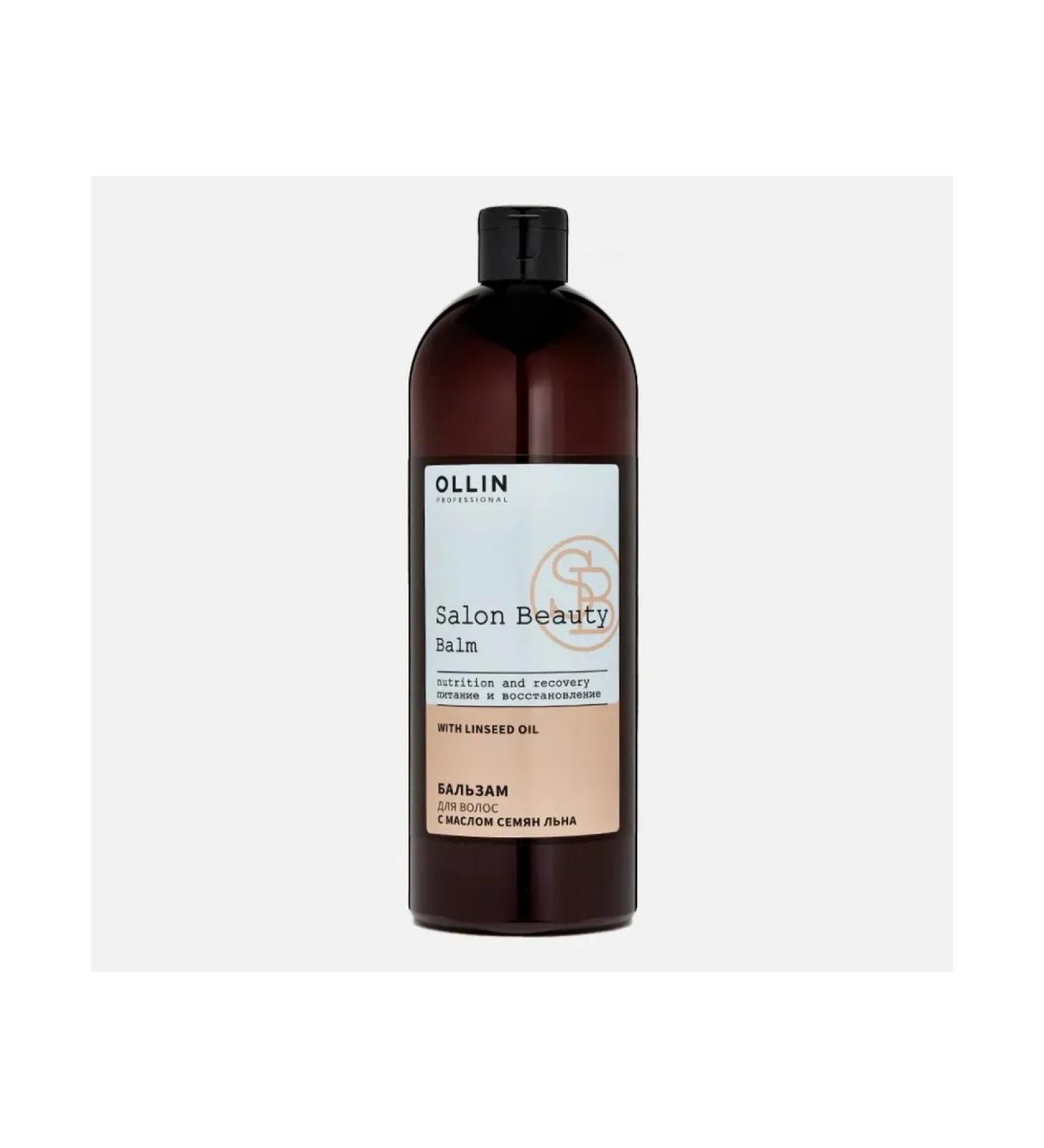 OLLIN Hair balm with flax seed oil 1000 ml - Buy Online on GoSupps.com