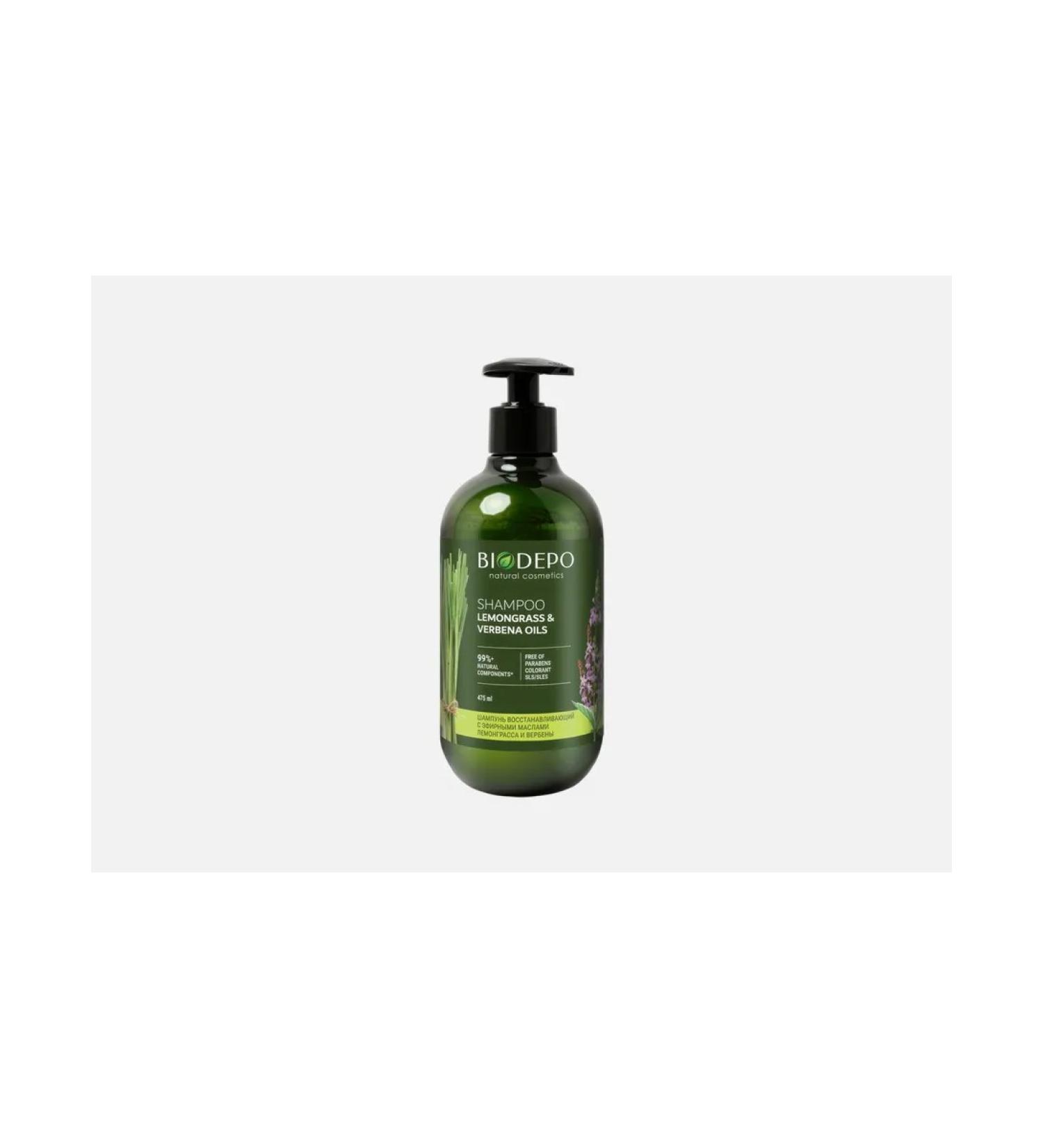 Biodepo Hair shampoo natural restorative lemongrass o
