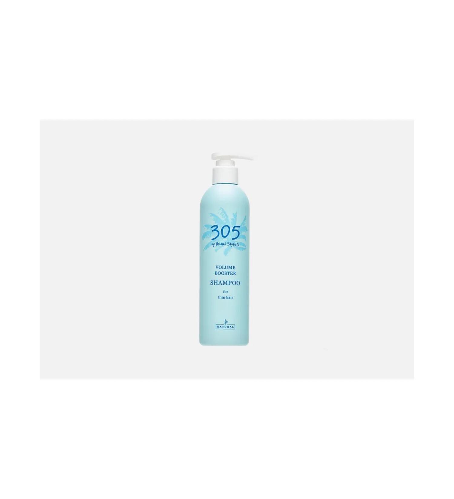 305 by Miami Stylists Shampoo for volume and cleansing thin hair Volume Booster SH - Buy Online on GoSupps.com