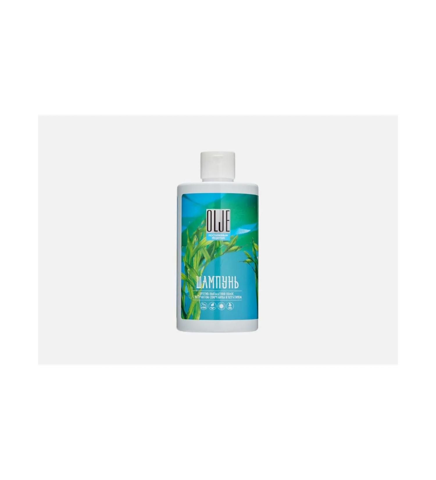 Olje Natural hair shampoo Anti-hair Loss with Spirulina - Buy Online on GoSupps.com