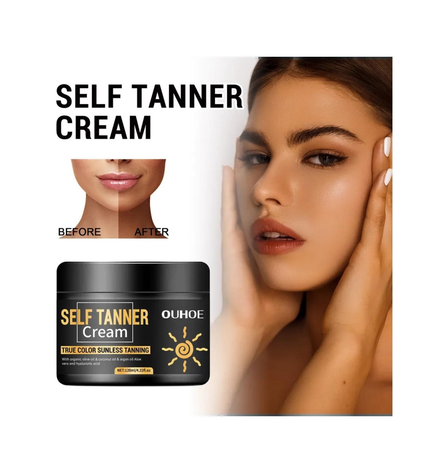 Ouhoe tan cream in a solarium with a bronzer 120ml - Buy Online on GoSupps.com