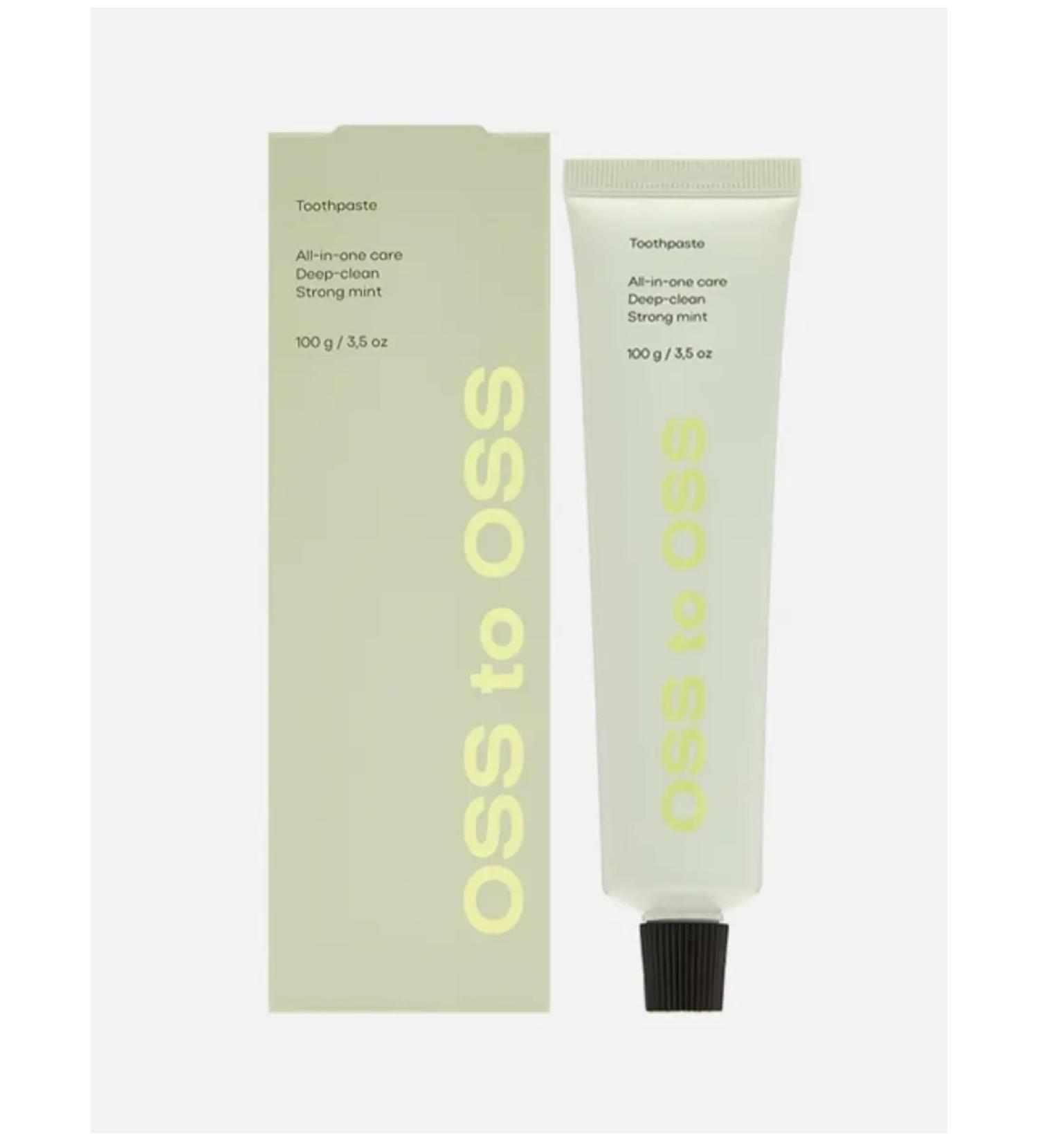 oss to oss Toothpaste for daily care Strong Mint - Buy Online on GoSupps.com