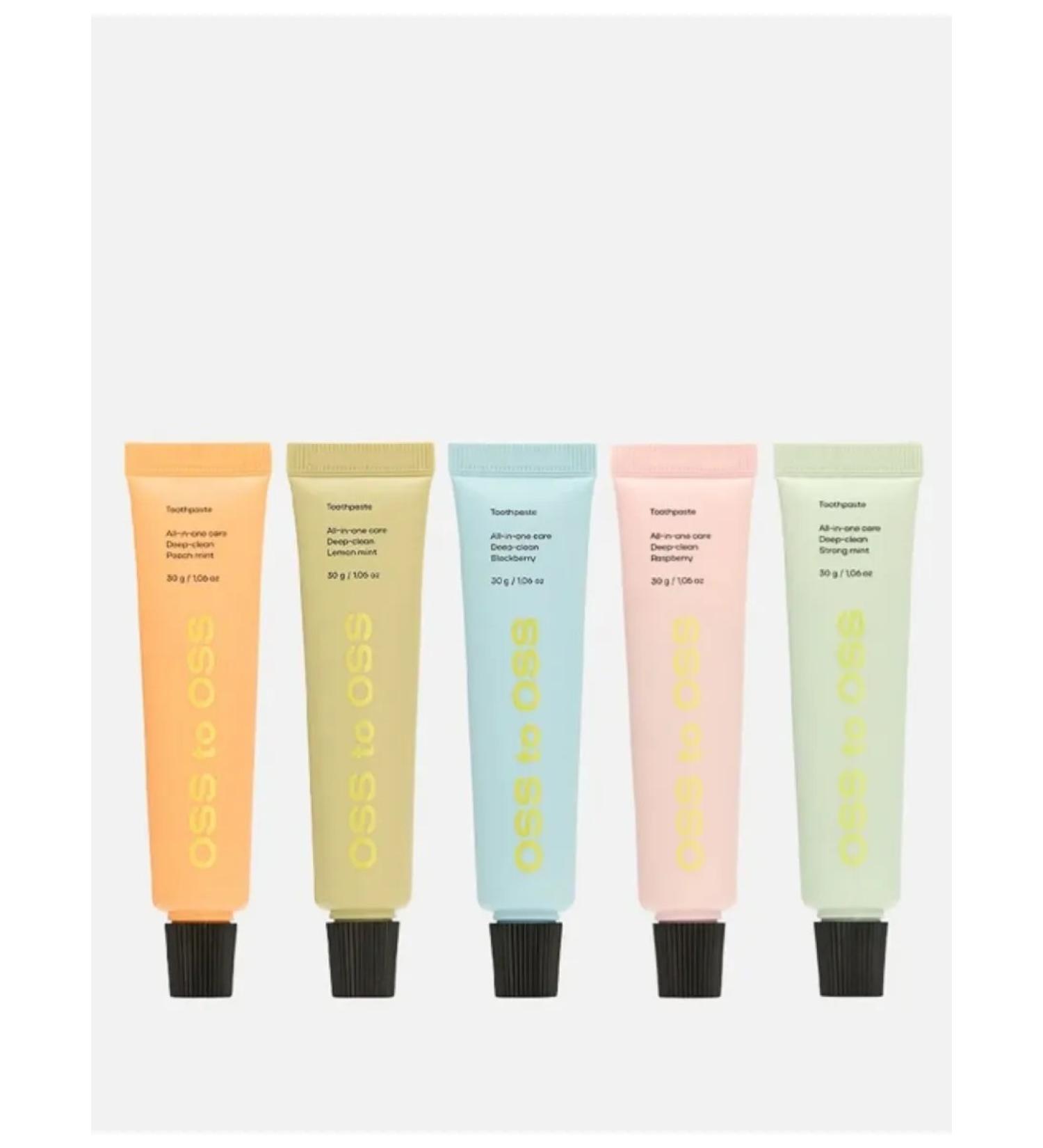 oss to oss Set of dental pastes What s your flavour 5pcs - Buy Online on GoSupps.com