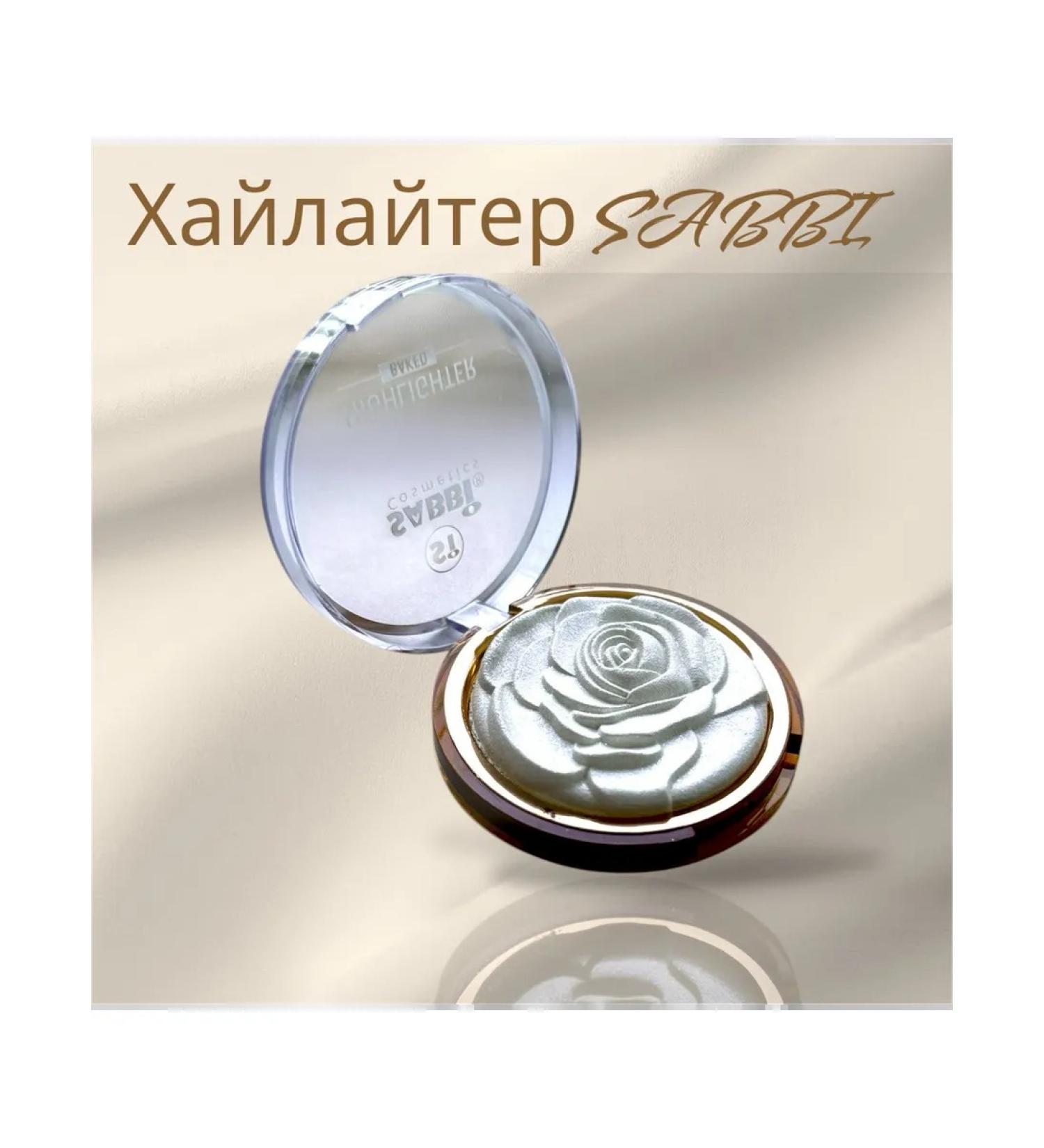 Highlighter for the face of white golden