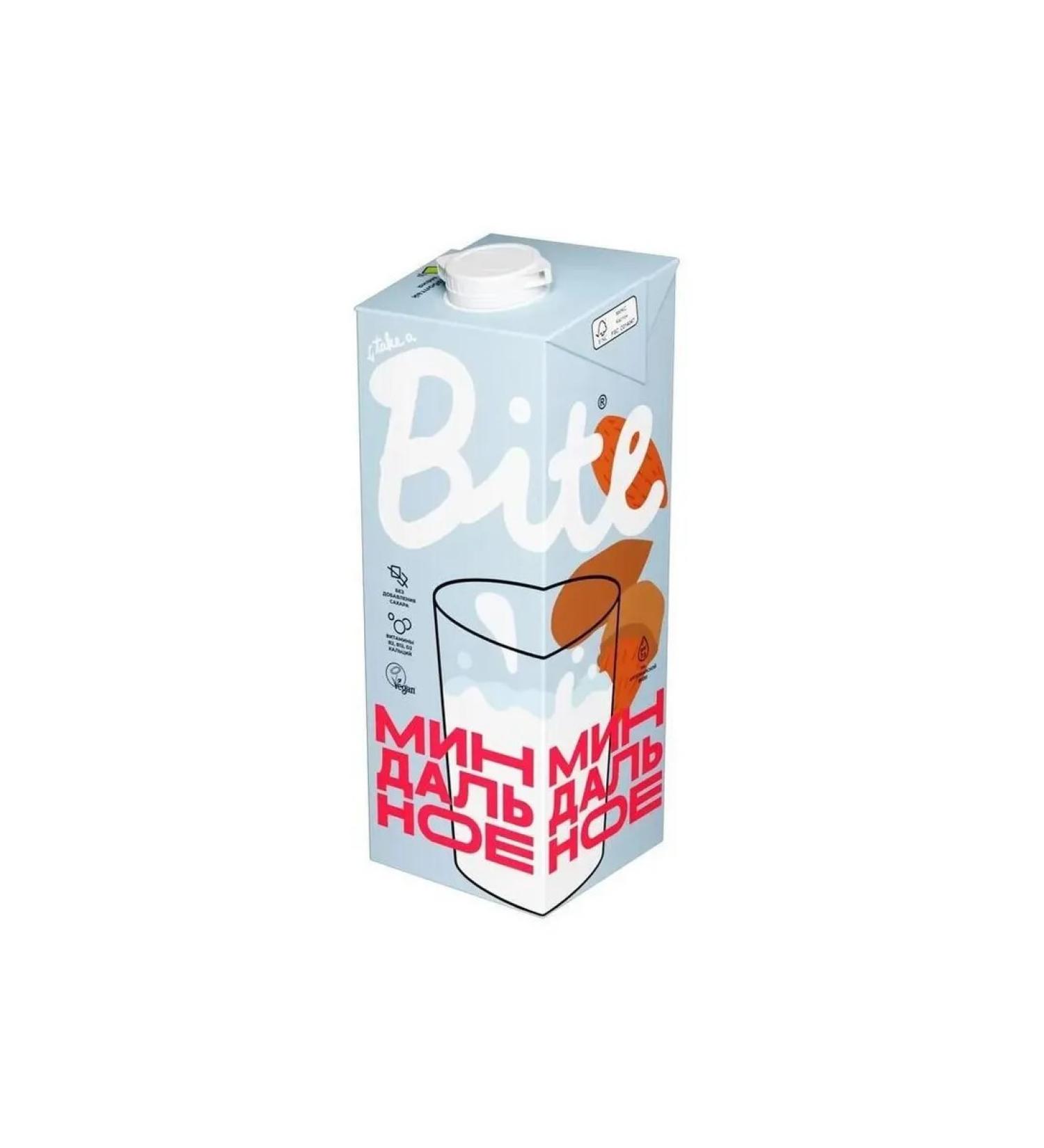 Bite Almond drink 1 l Russia - Buy Online on GoSupps.com