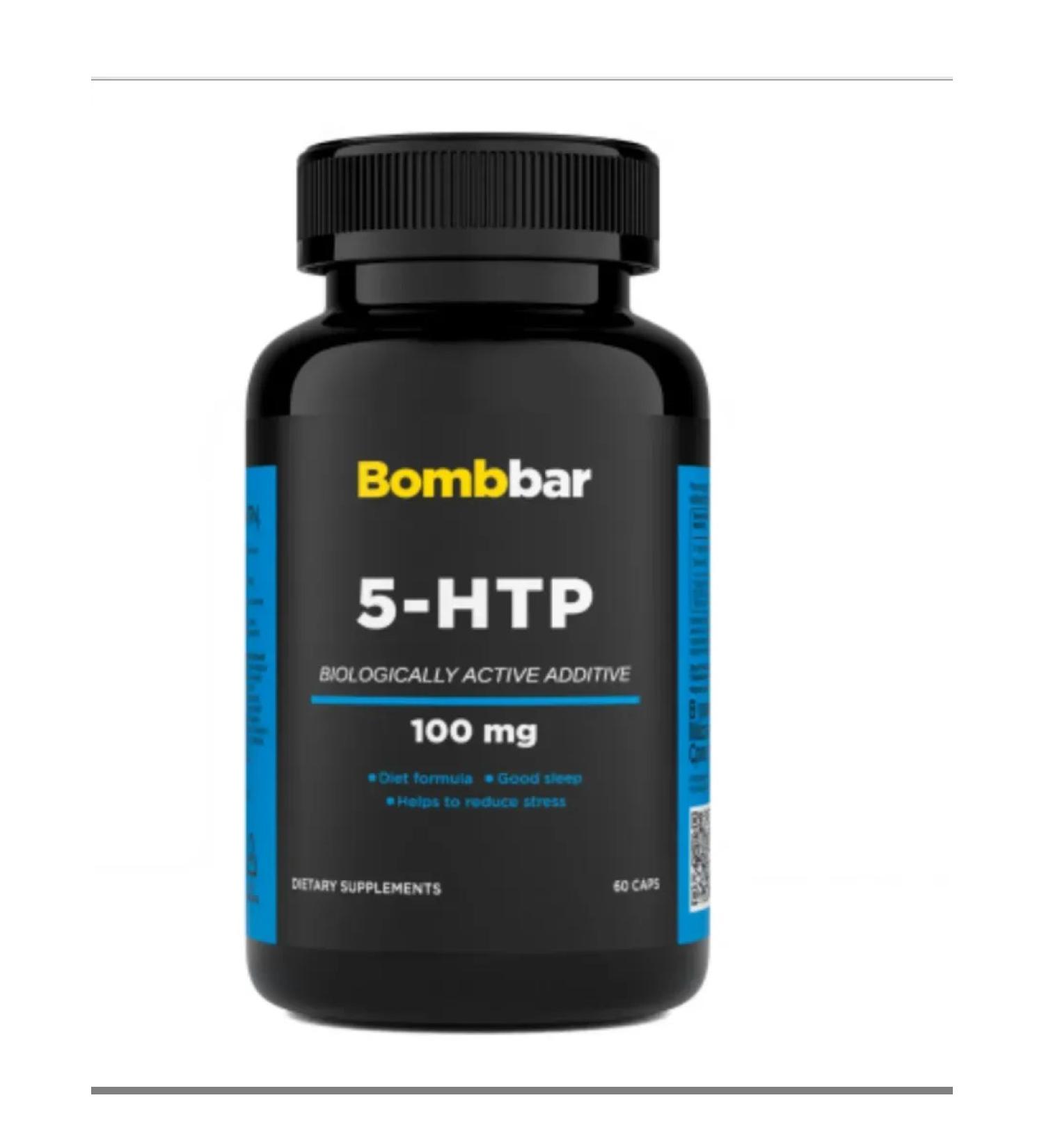 Bombbar 5 htp tripophane 60 capsules - Buy Online on GoSupps.com