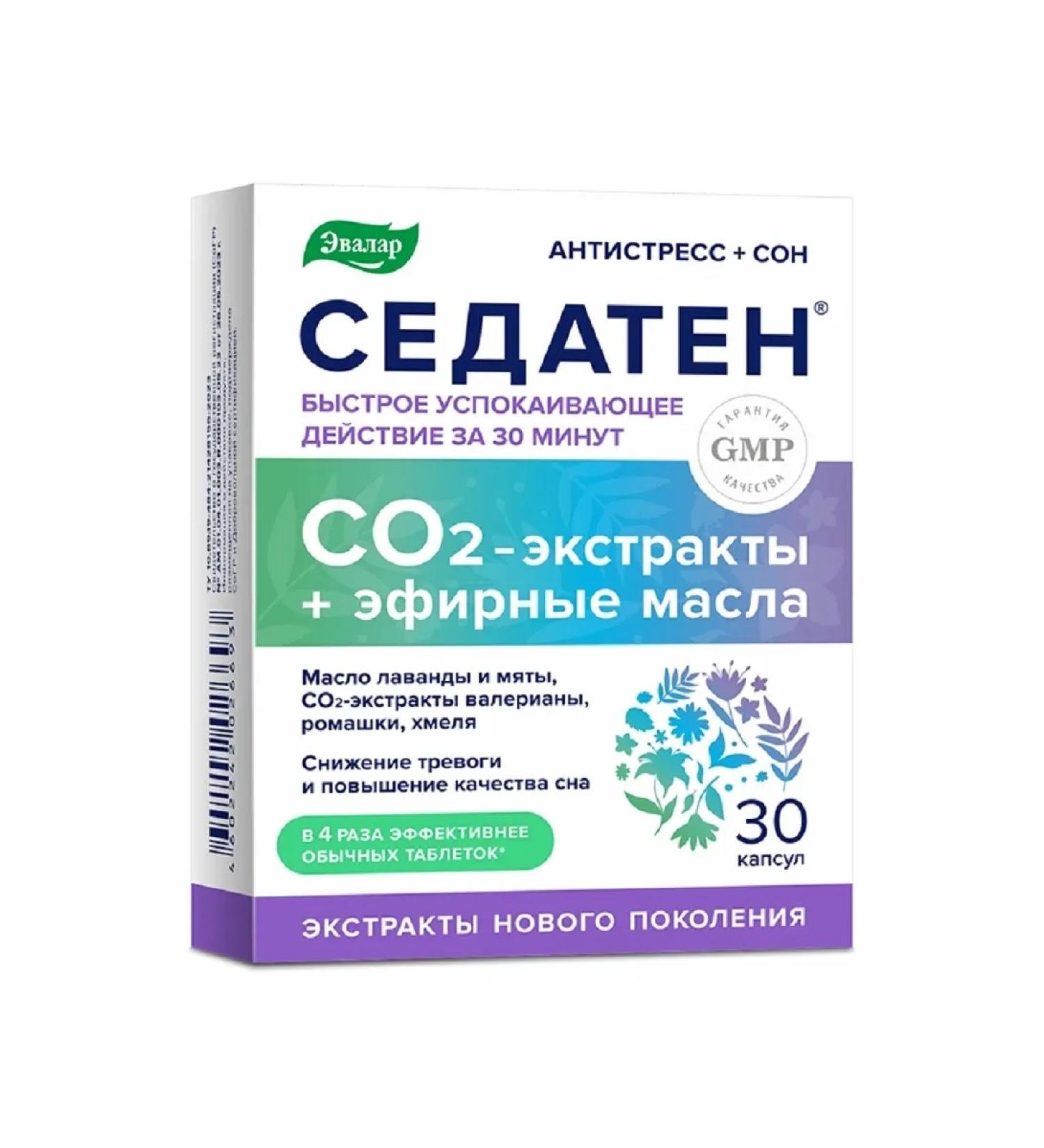 Evalar Sedaten 30 capsules 1 package