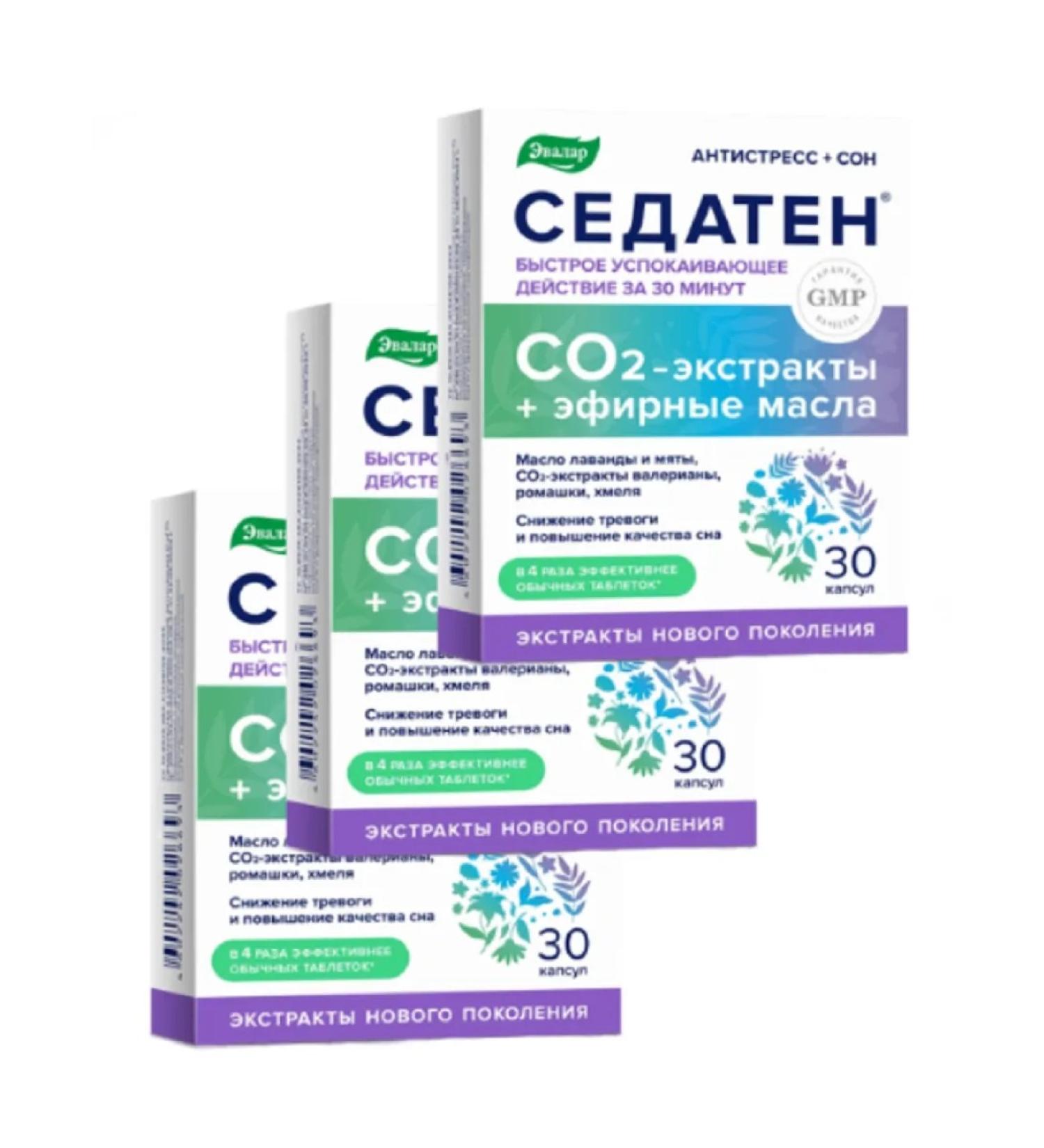 Evalar Sedaten 30 capsules 3 packages