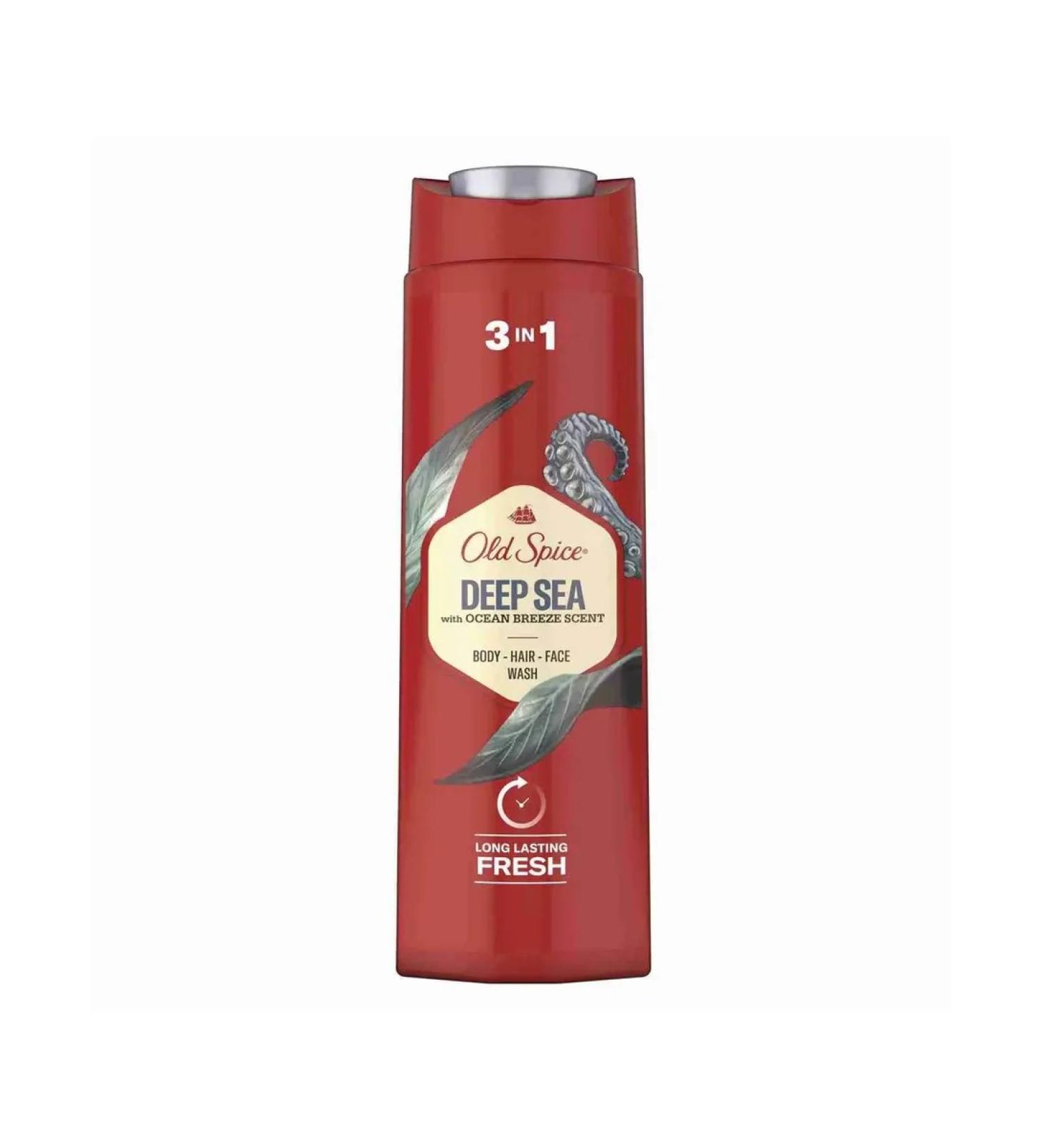 Old Spice Shower gel and shampoo 3 in 1 Deep Sea 1000 ml - Buy Online on GoSupps.com