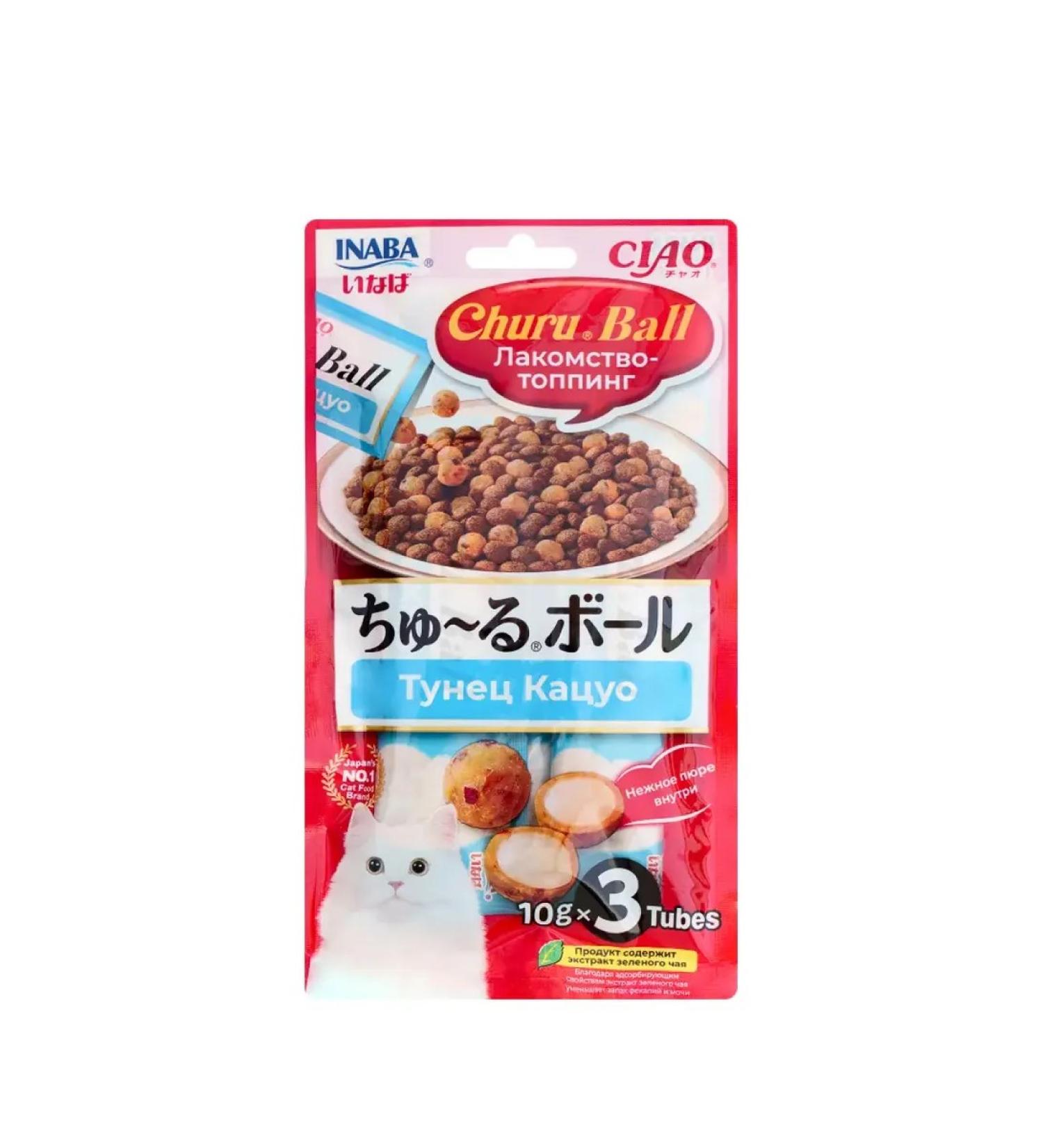  Inaba ciao vapor tuna katsuo for cats 30 g 3 pcs - Buy Online on GoSupps.com