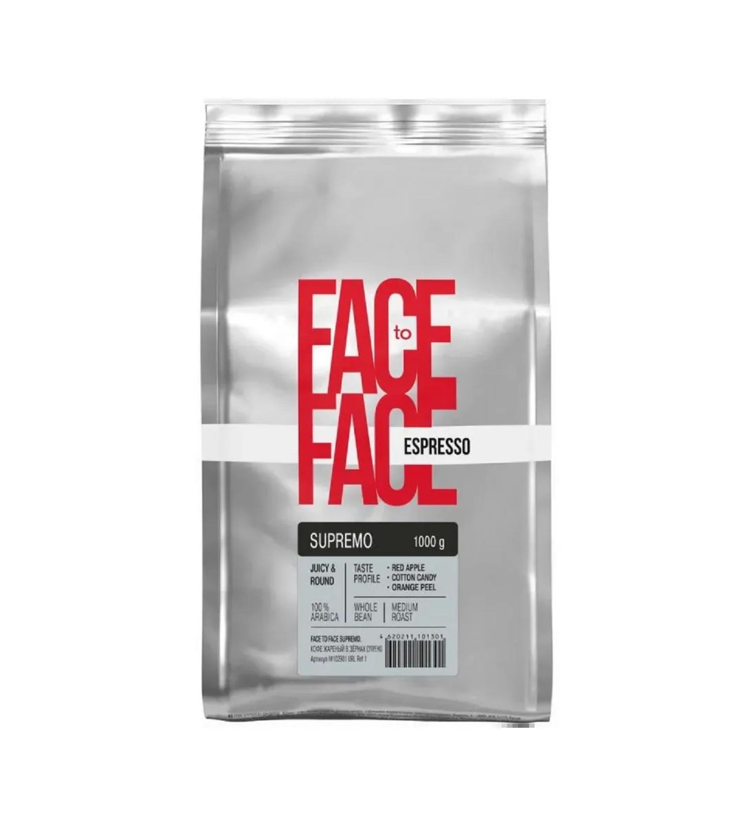 Face to Face Supremo 1 kg coffee - Buy Online on GoSupps.com