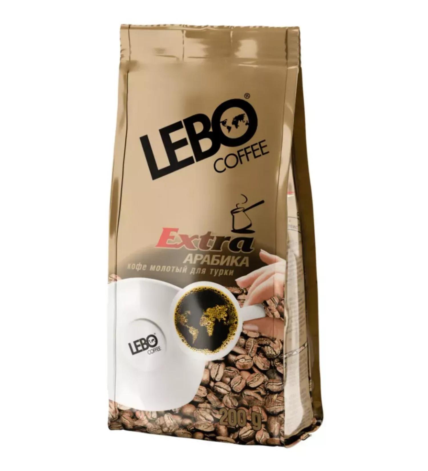 Lebo Ground Coffee Extra average fry 200 g - Buy Online on GoSupps.com
