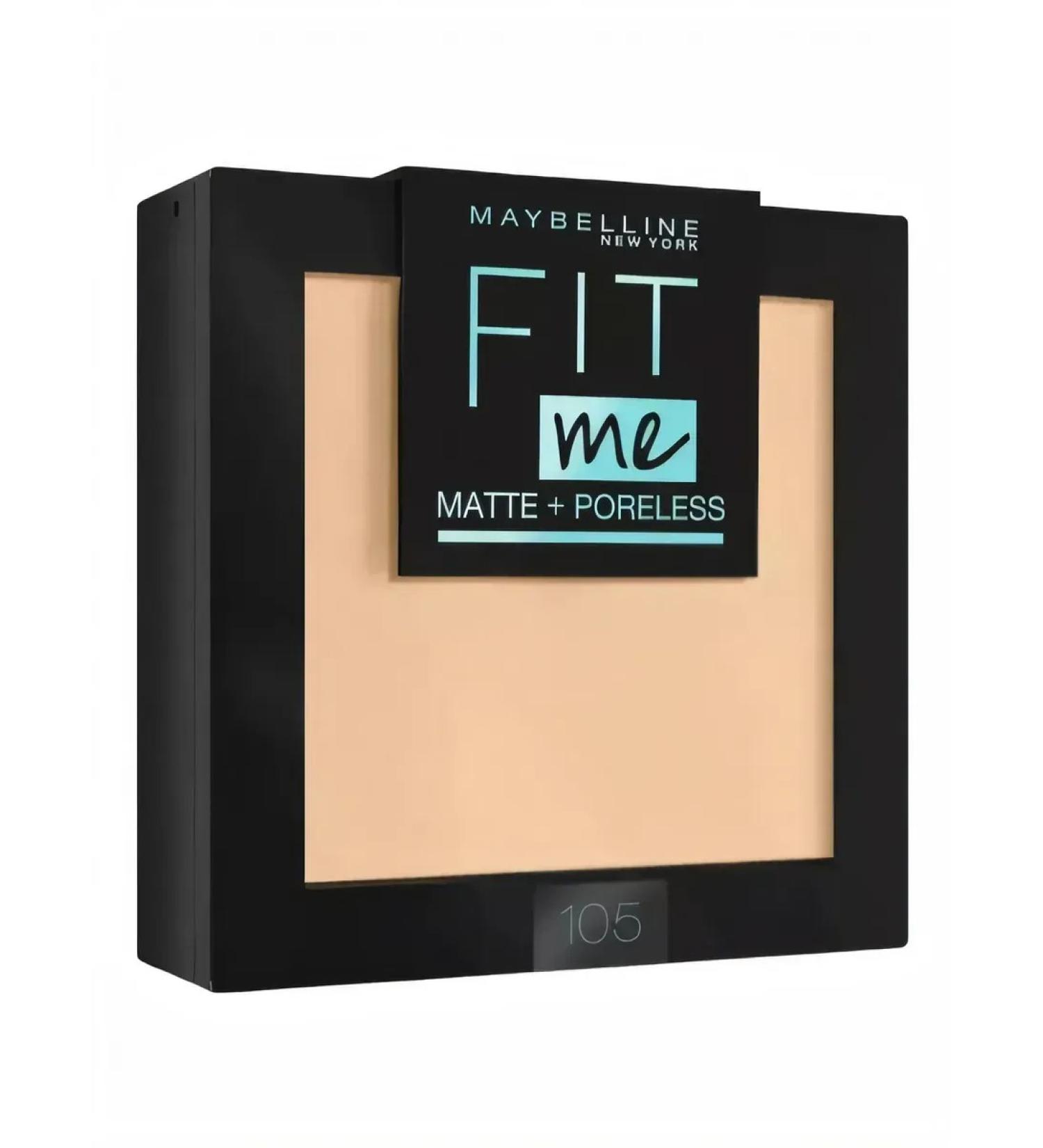 Maybelline New York Facial powder Fit Me No. 105 natural-beige 9 g - Buy Online on GoSupps.com