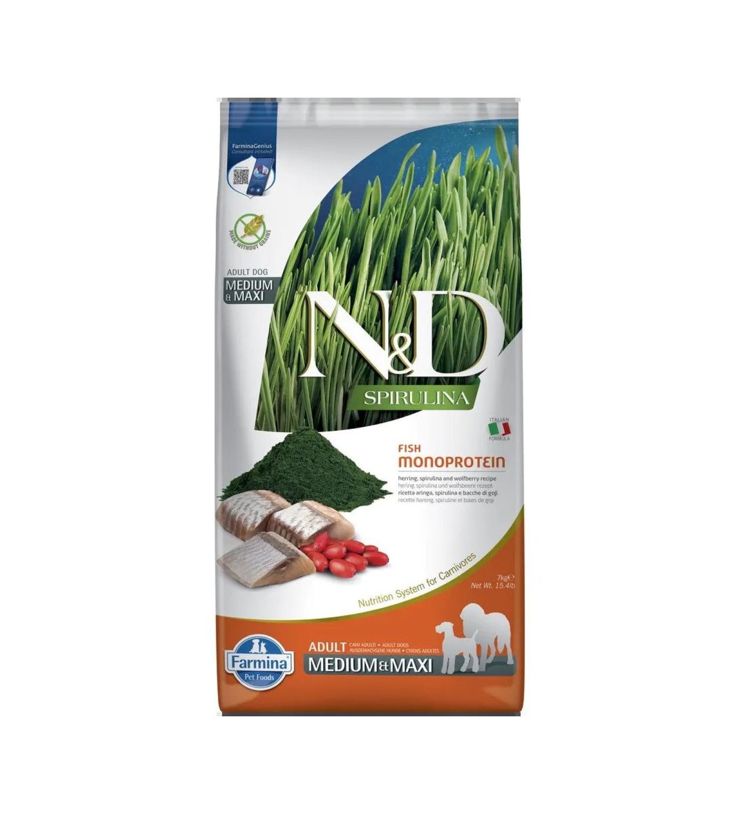 Farmina Dry food for dogs Spirulina Verds Berries 7 kg