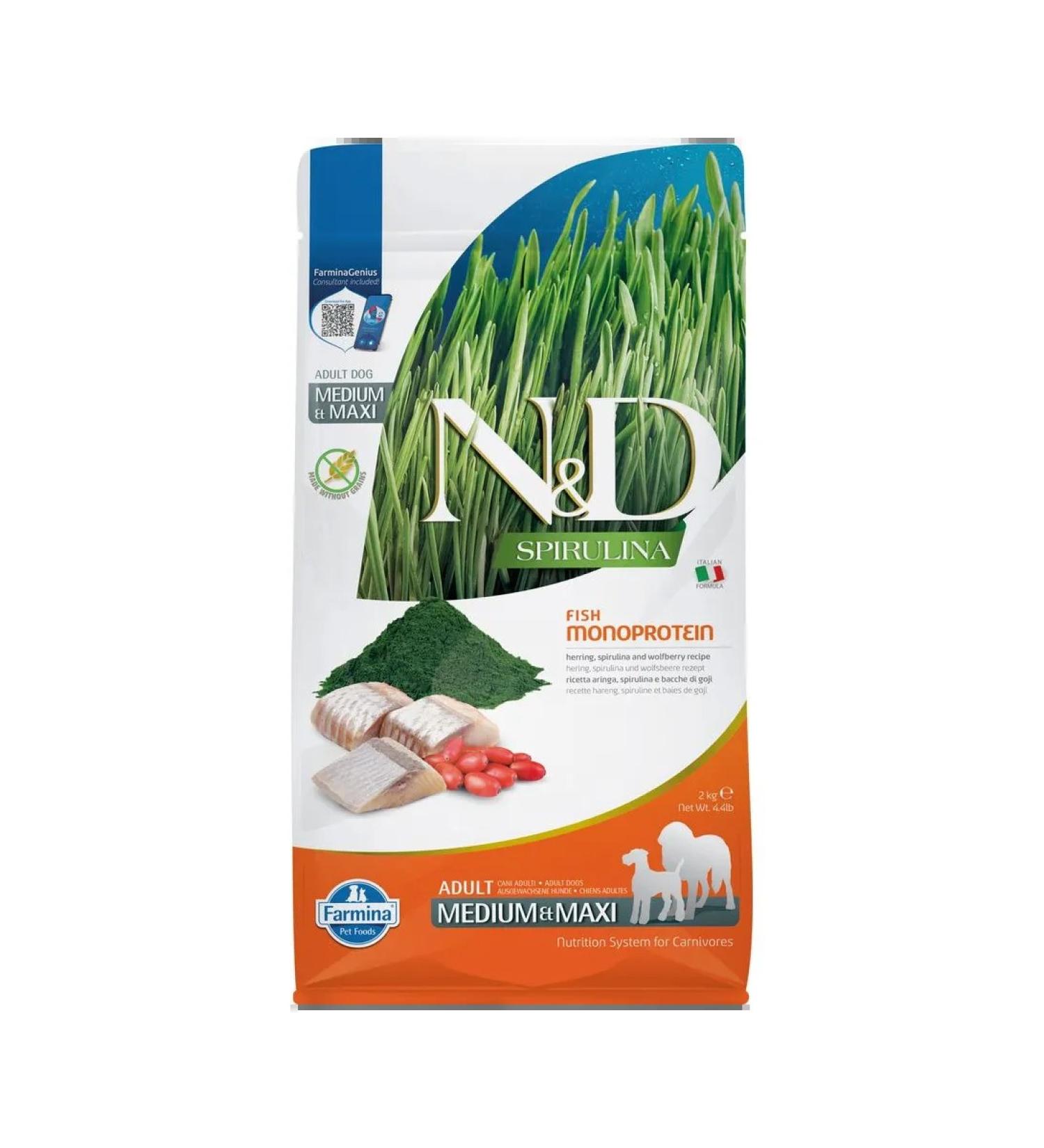 Farmina Dry food for dogs Spirulina Verds Berries 2 kg