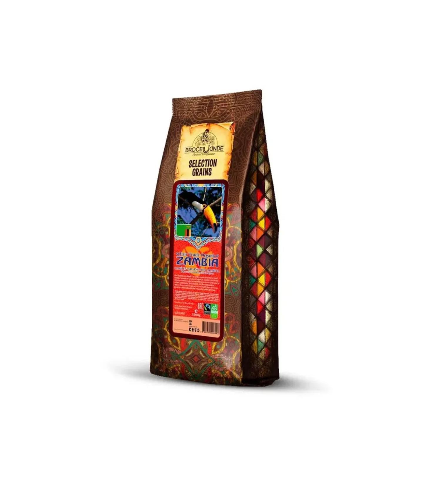 Broceliande Coffee in Zambia grains 1000 grams - Buy Online on GoSupps.com