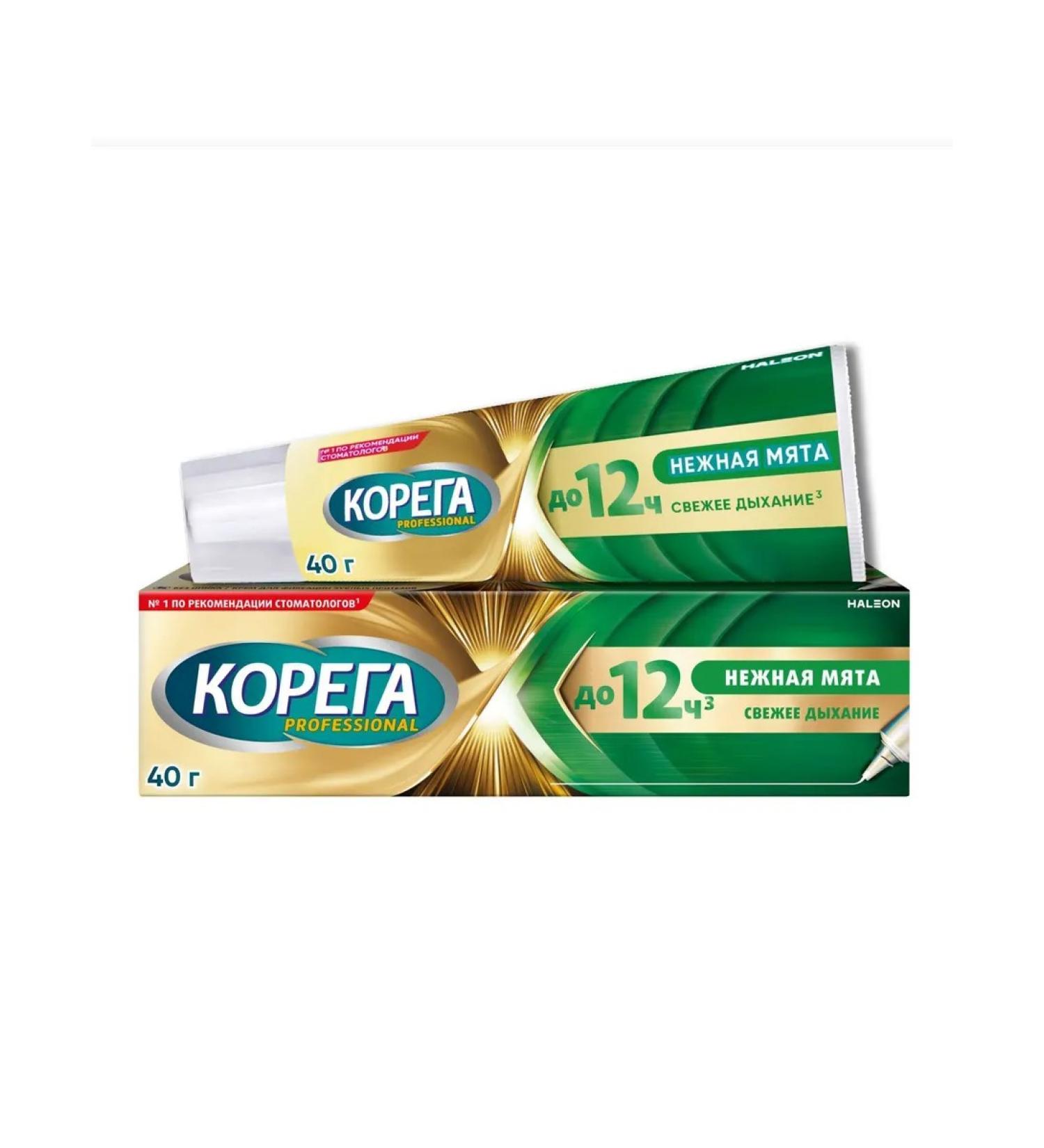 Corega Denture fixation cream Tender mint 40g -1 pcs - Buy Online on GoSupps.com