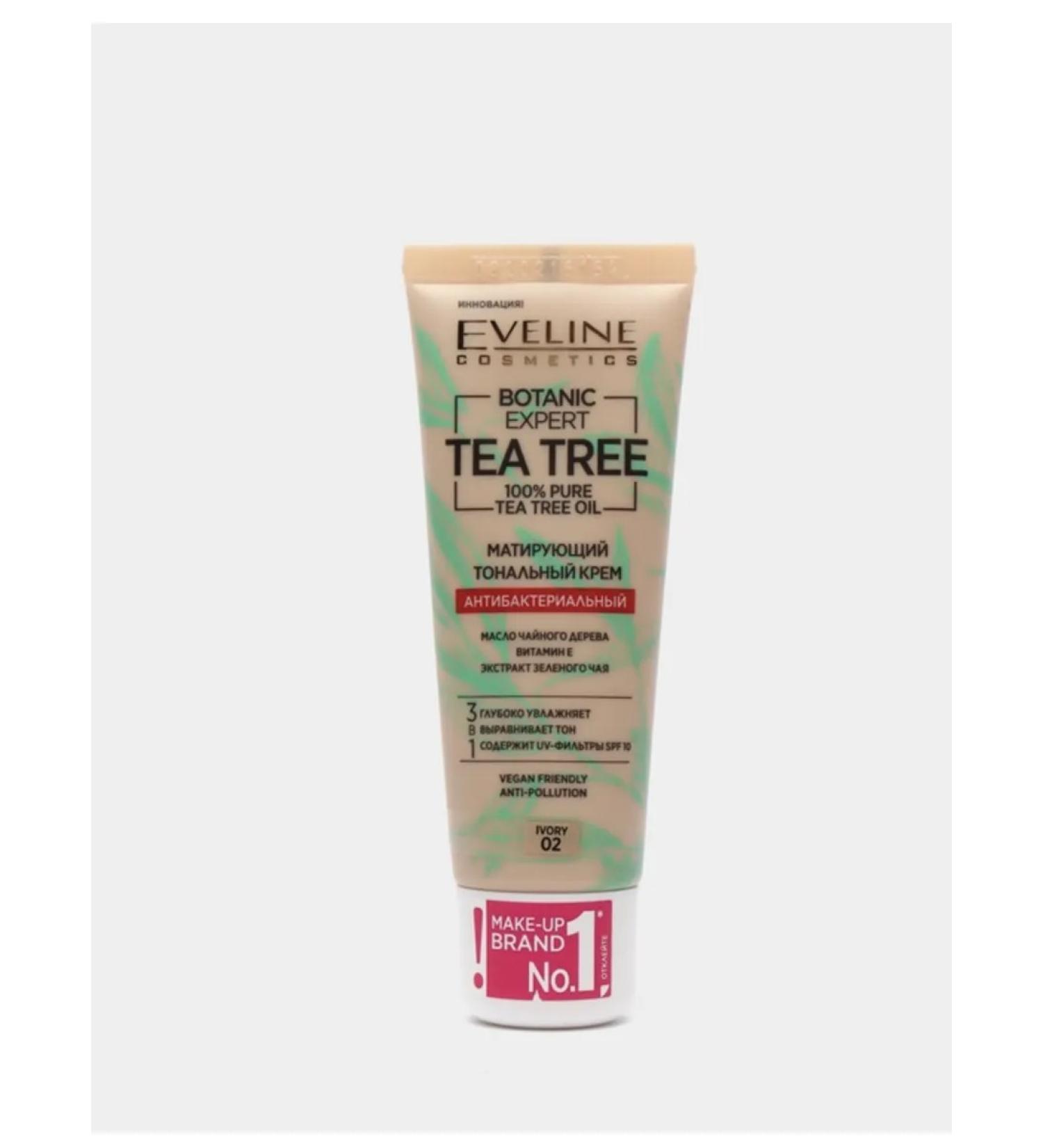 EVELINE Mating antibacterial tonal cream 3B1 No. 02 - Buy Online on GoSupps.com