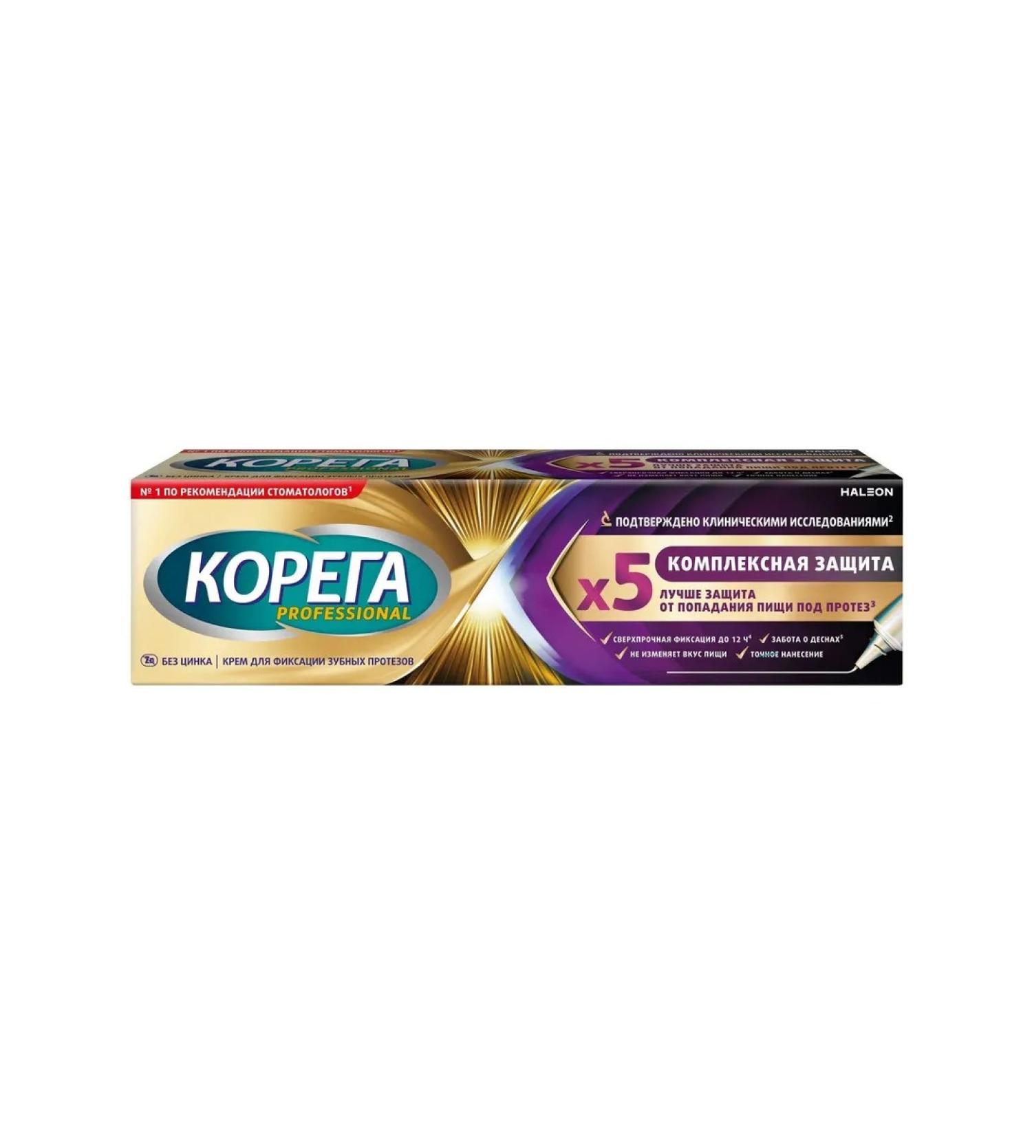 Corega Cream of denture fixation complex protection 40g -1 pcs - Buy Online on GoSupps.com