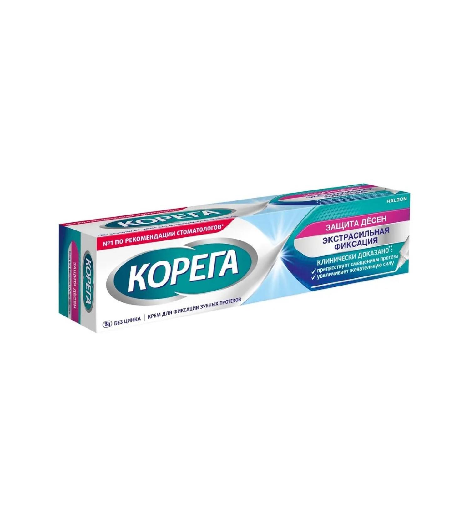 Corega Dentures fixation cream for gum protection 40g -1 pcs - Buy Online on GoSupps.com