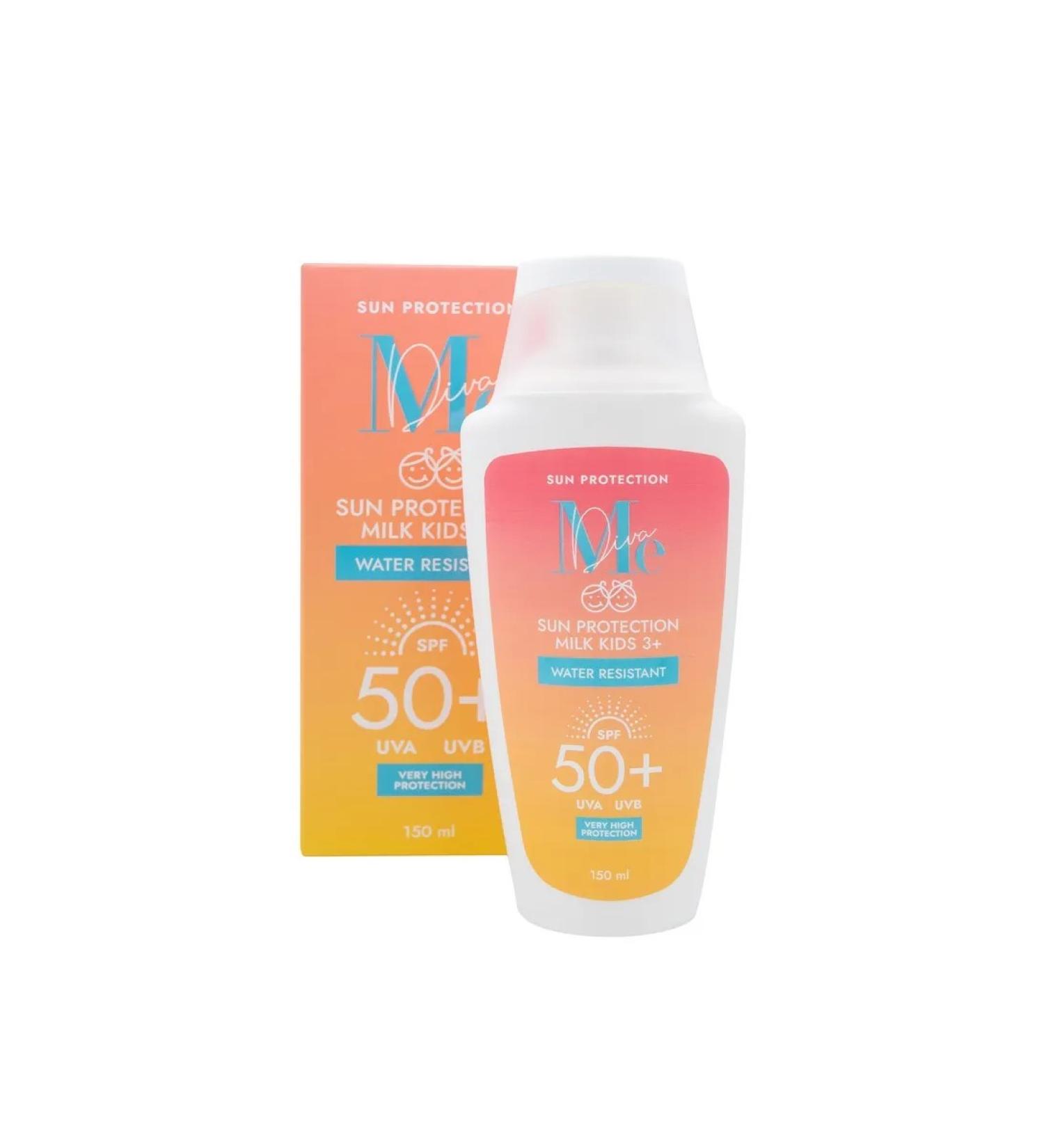 Mediva Milk Sunscare Children's bodies + SPF50 150ml -1 pcs - Buy Online on GoSupps.com