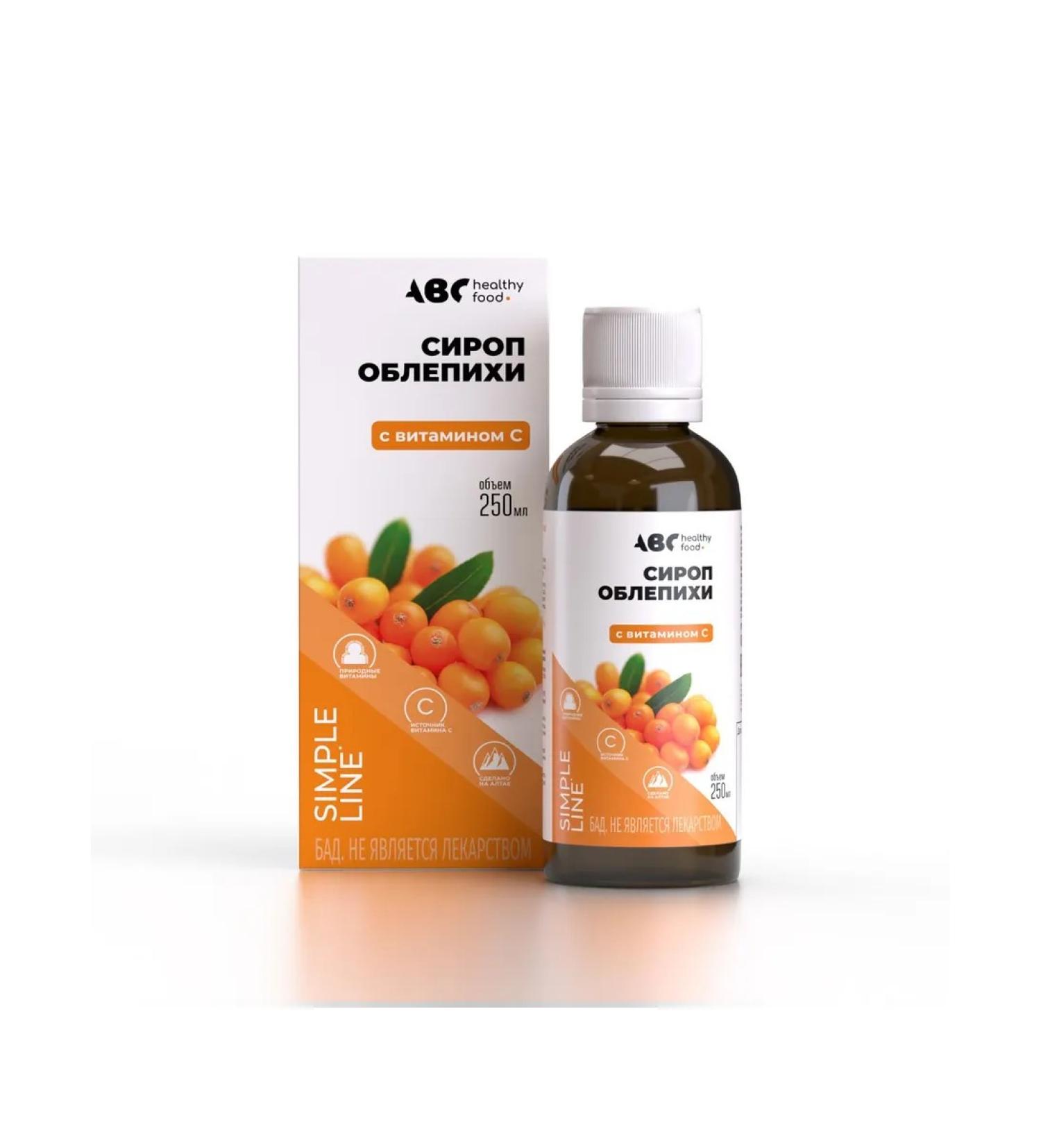 ABC Healthy Food Sea buckthorn with vitamin C 250ml -2 pcs - Buy Online on GoSupps.com