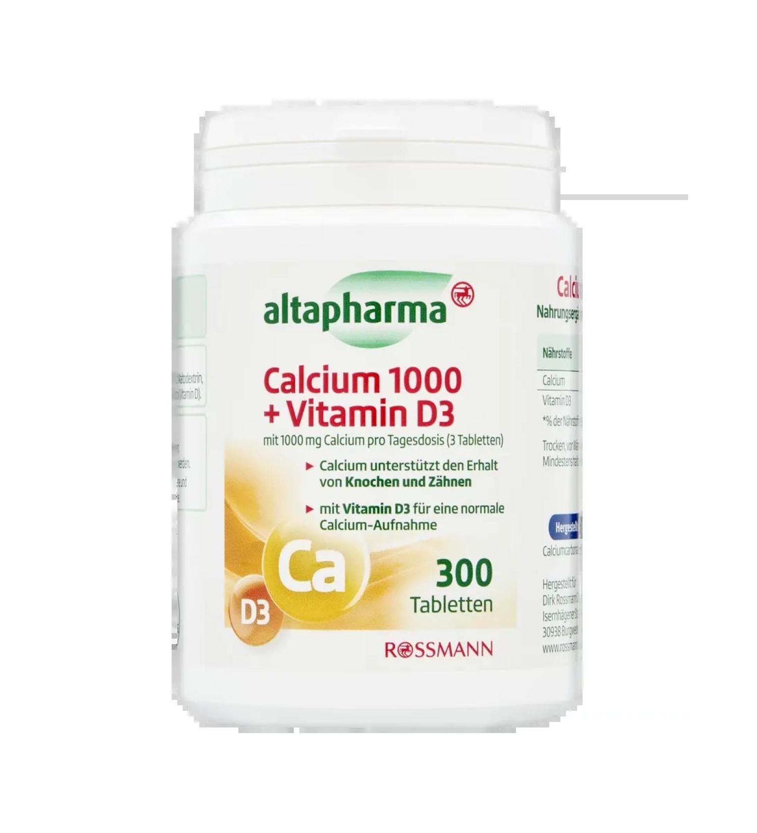 Calcium 1000 + d3 altapharmaia - Buy Online on GoSupps.com