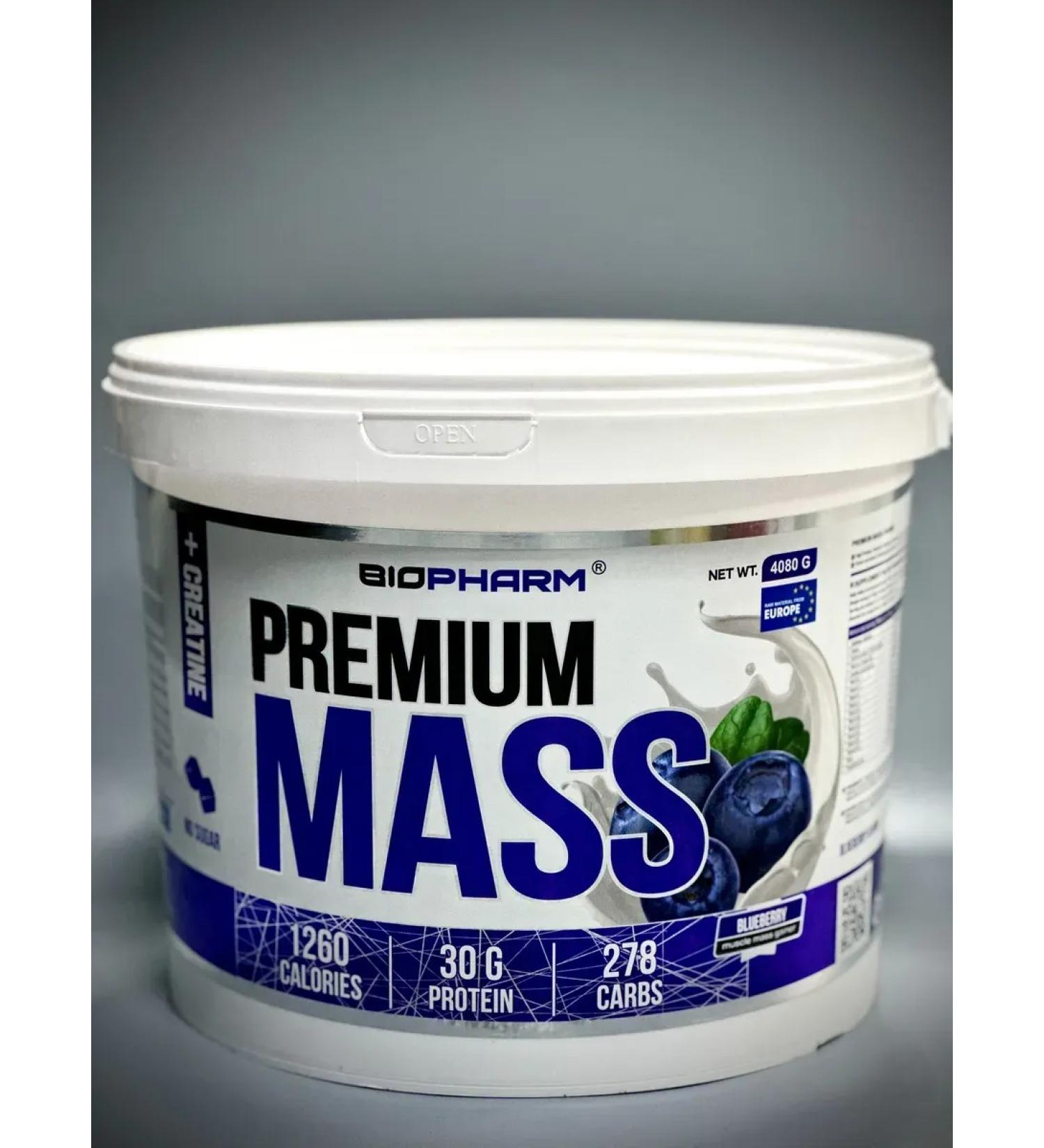 BioPharm Gainer Biofarm for a mass gain (4235G) Blueberries - Buy Online on GoSupps.com