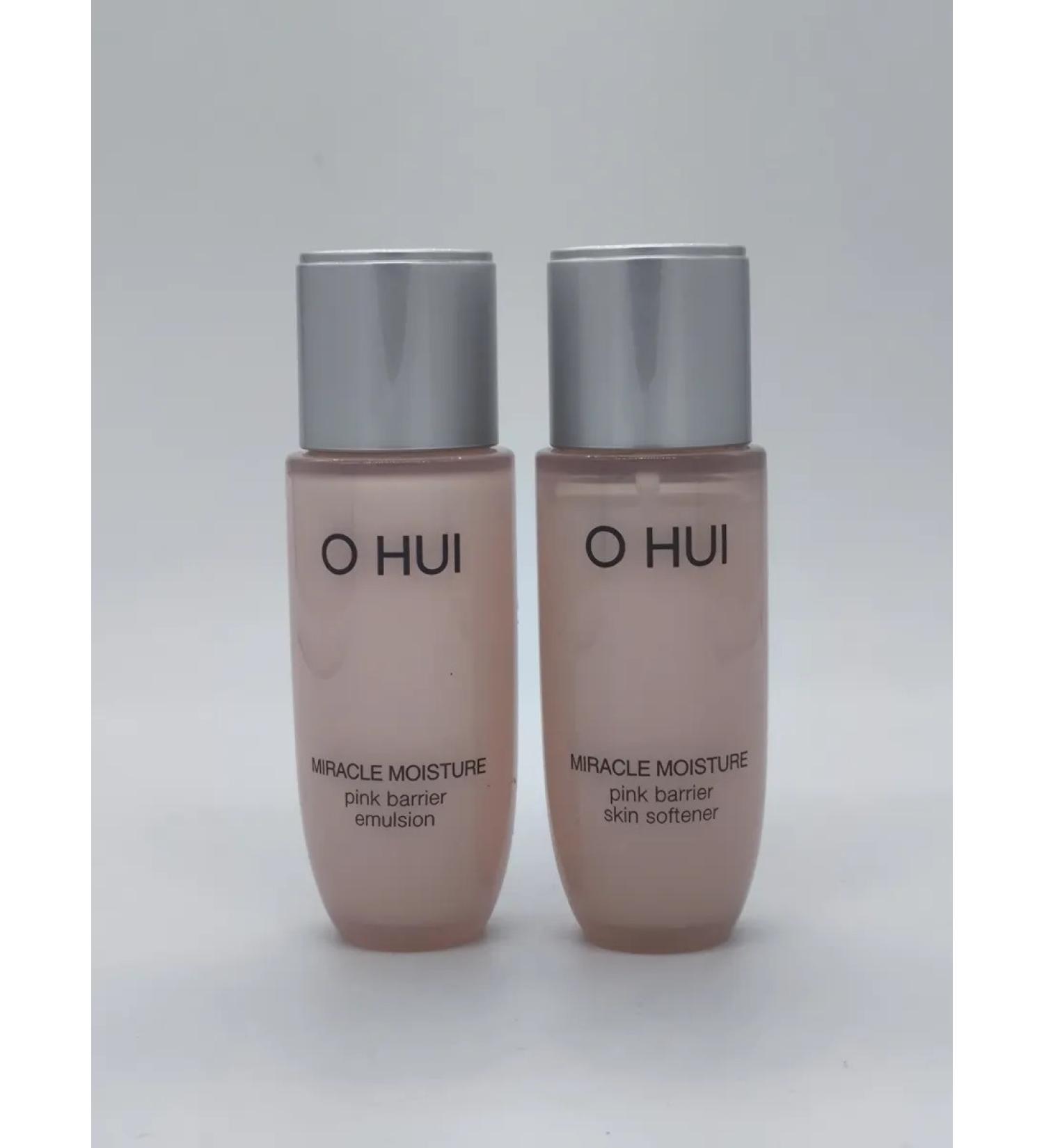 O HUI Moisturizing emulsion 20 ml and toner 20ml Miracle moisture