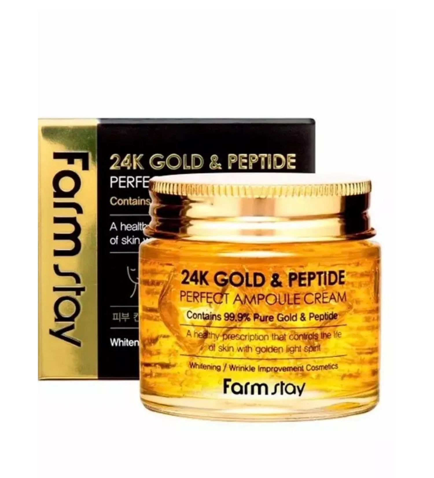 Farm Stay Face cream against wrinkles with peptides - Buy Online on GoSupps.com
