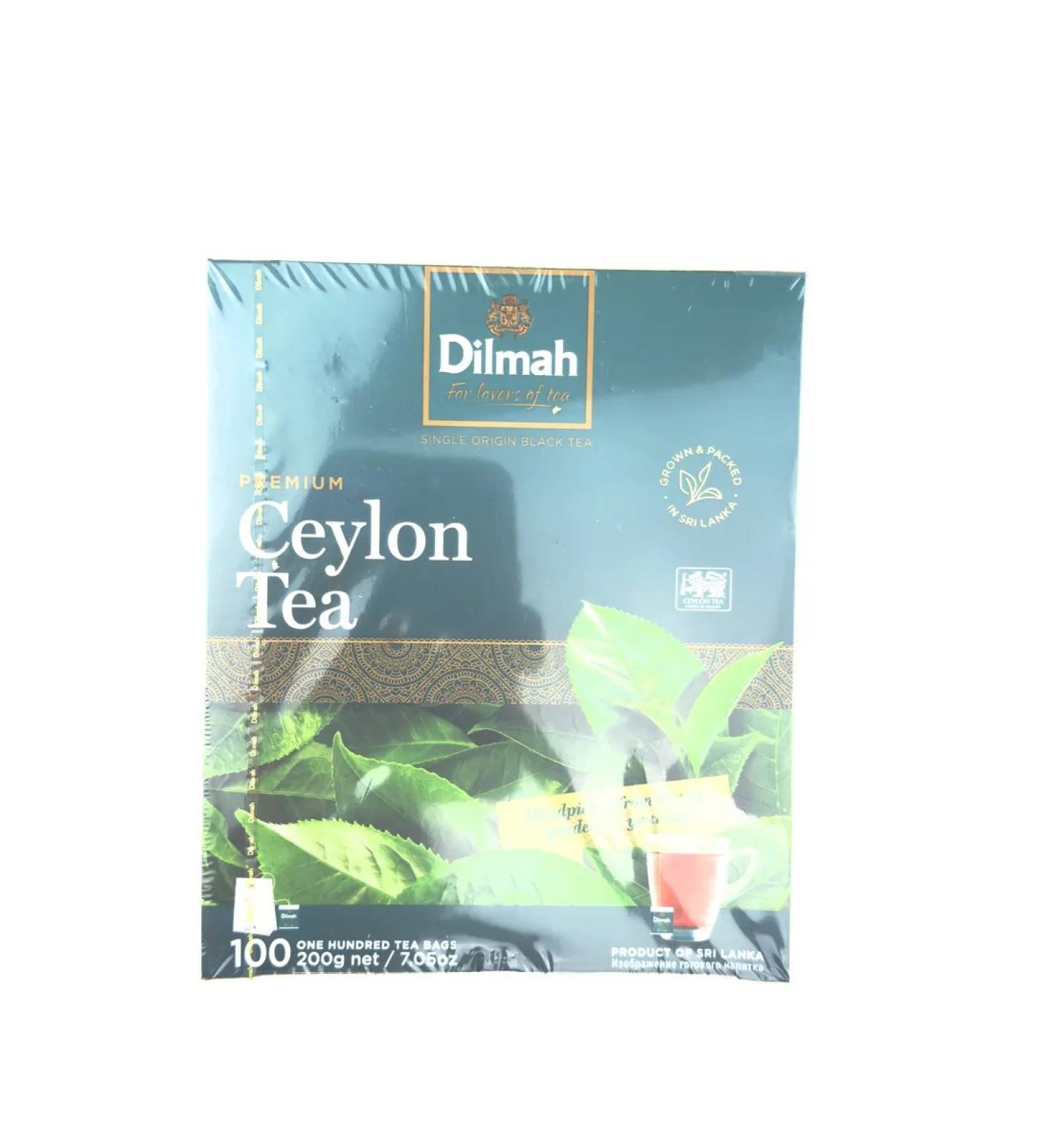 Dilmah Black Ceylon Tea 100 PAK - Buy Online on GoSupps.com