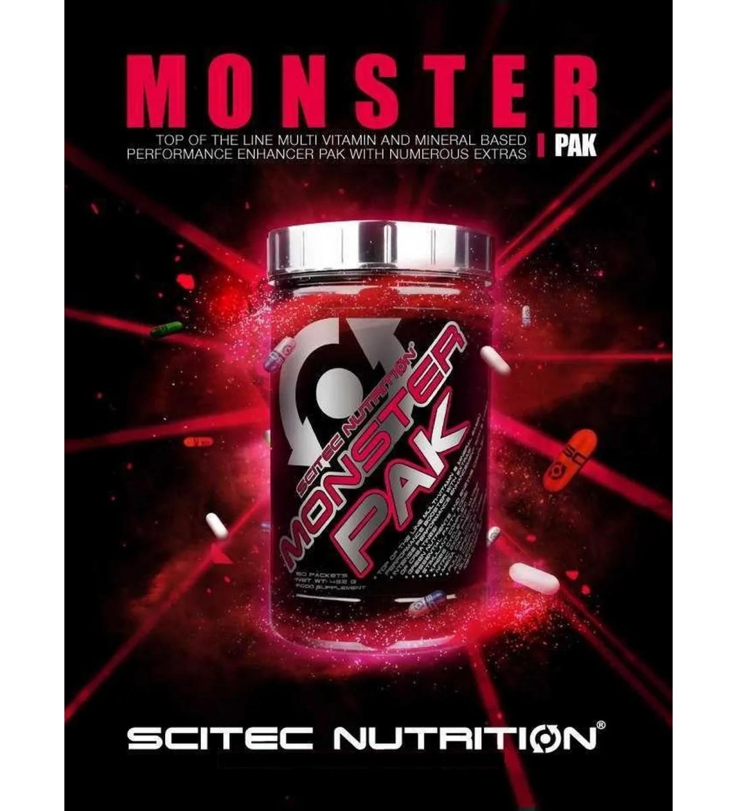 Scitec Nutrition Multivitamin and mineral complex Monster Pak 40 PAK - Buy Online on GoSupps.com