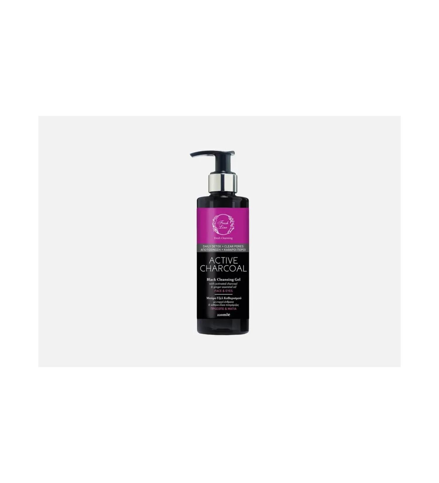 Fresh Line Active Charcoal Black Washing Gel