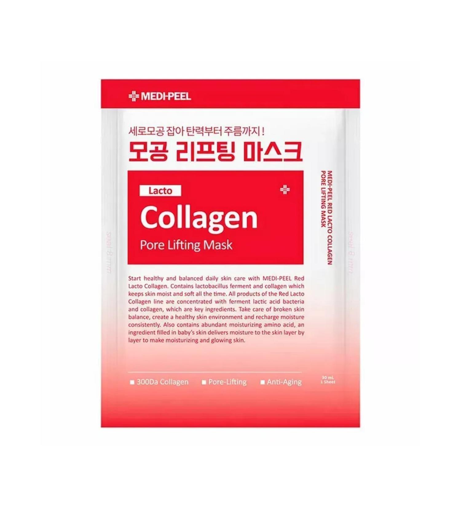 medipeel Fabric lifting mask with collagen 10 pcs - Buy Online on GoSupps.com