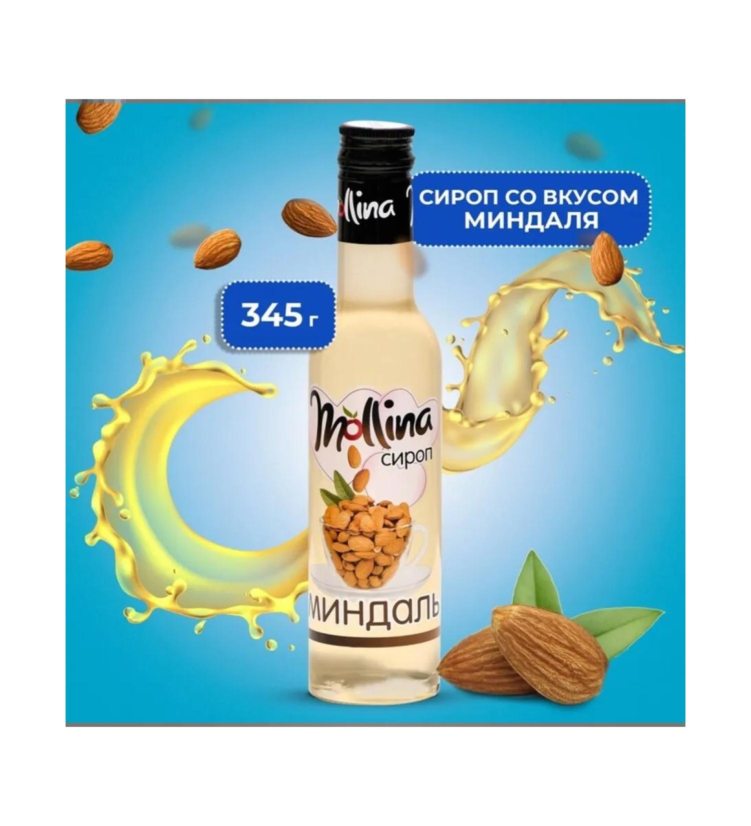 Mollina Almond syrup for coffee and desserts 345 g