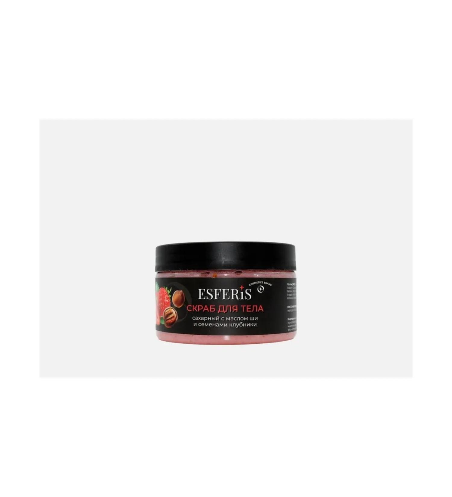ESFERIS Sugar body scrub with shi oil and seeds