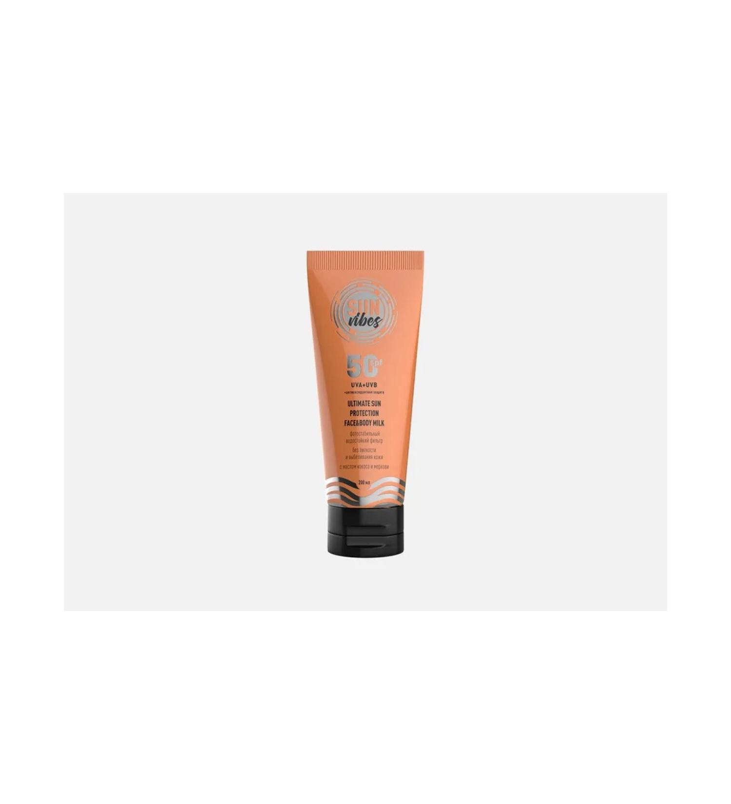 SUN VIBES Facial and body milk SPF 50 Ultimate